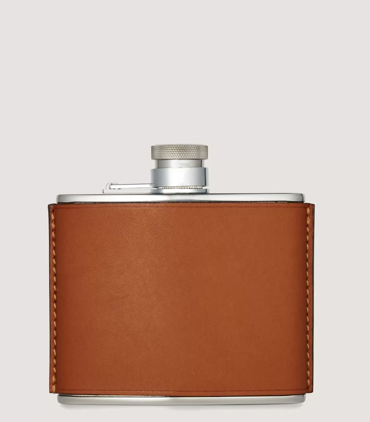 Flask & Drinks Accessories*Purdey 4Oz Leather Flask In Dark Brown