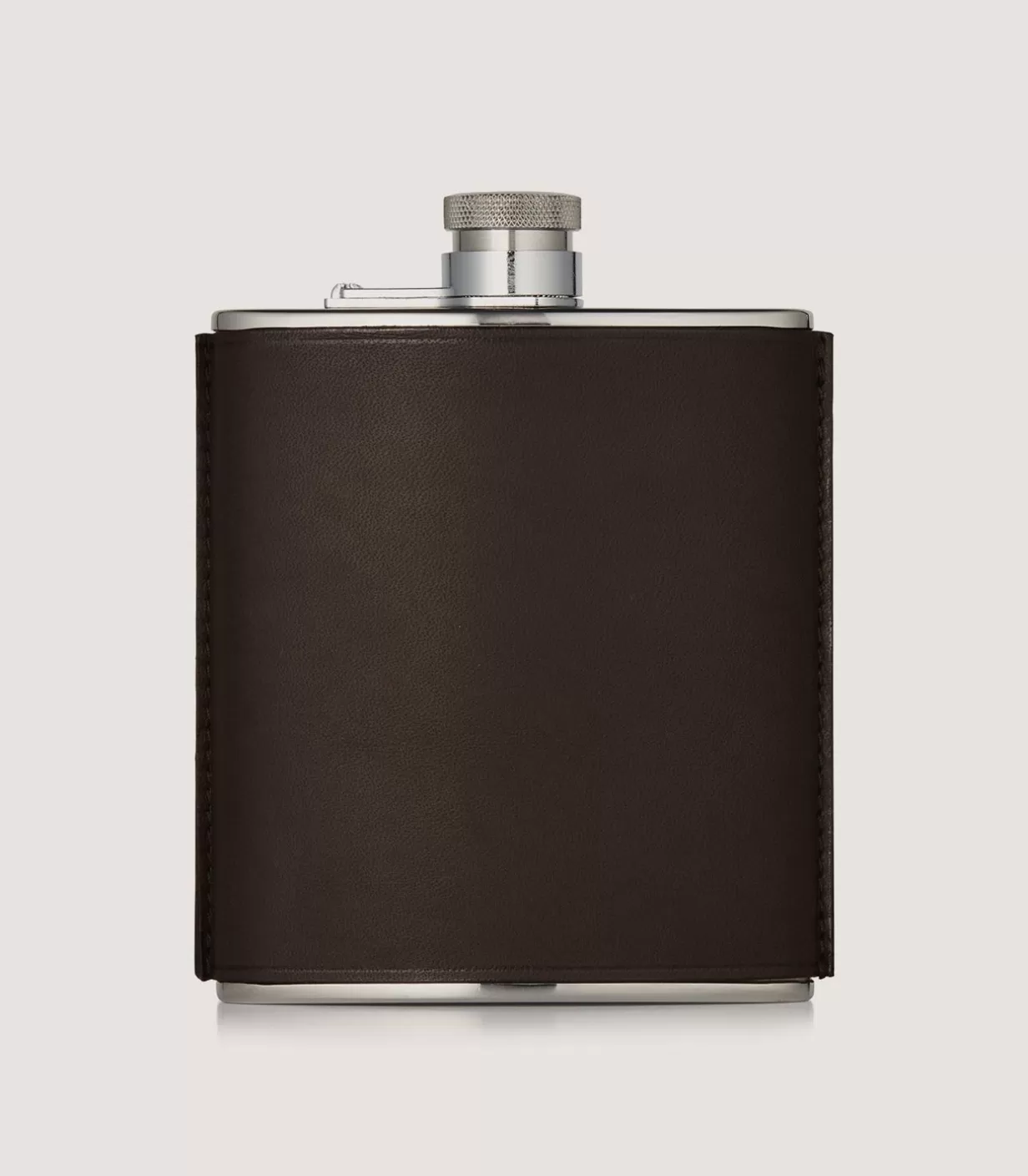 Flask & Drinks Accessories*Purdey 6Oz Leather Flask In Dark Brown