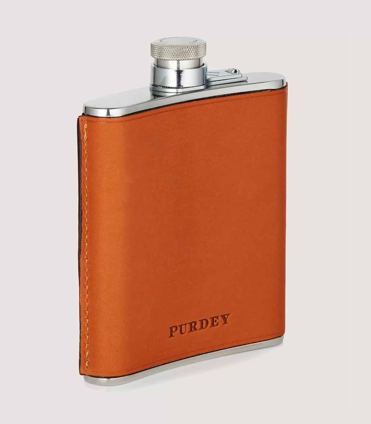 Flask & Drinks Accessories*Purdey 6Oz Leather Flask In Tan