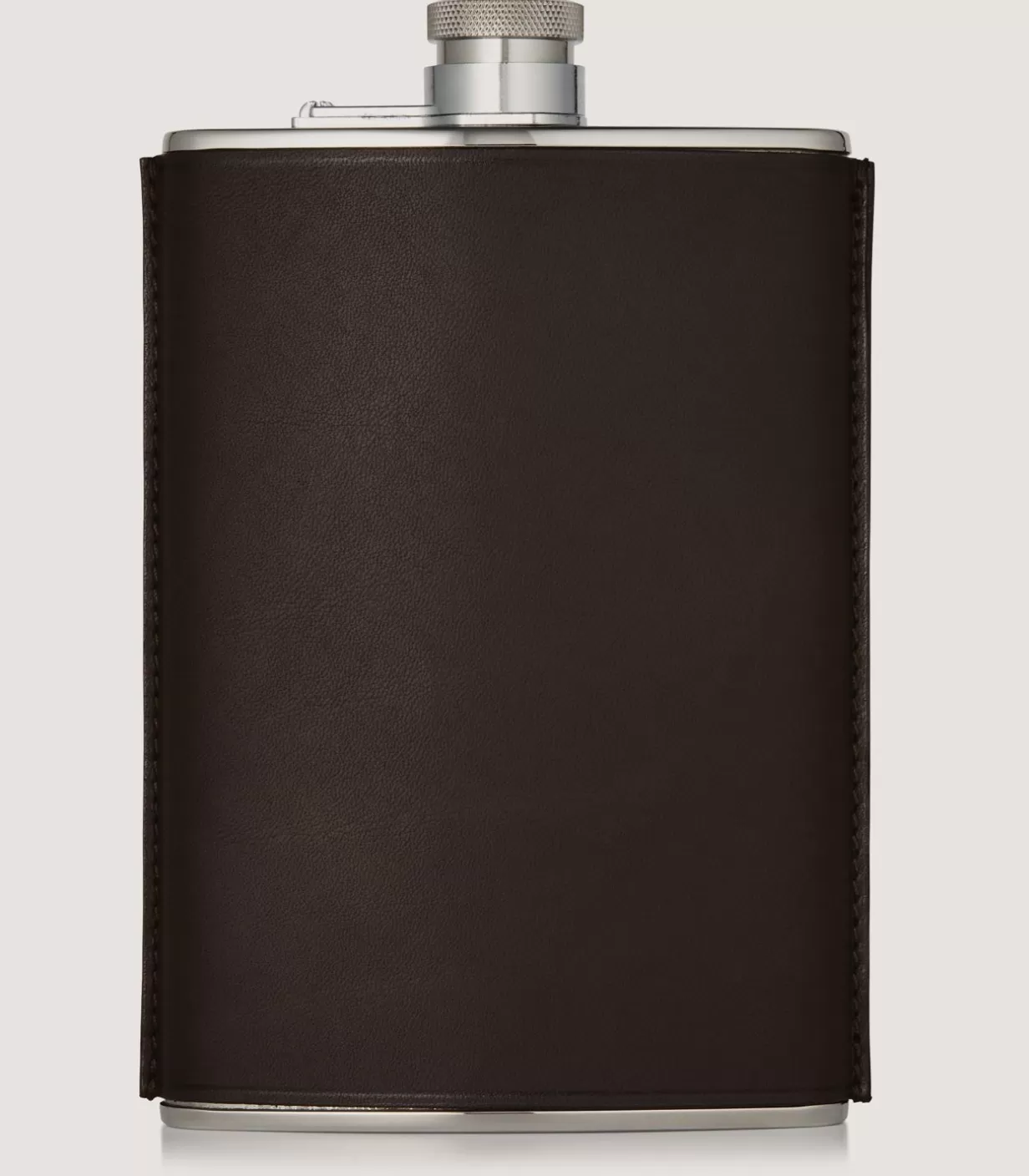 Flask & Drinks Accessories*Purdey 8Oz Leather Flask In Dark Brown