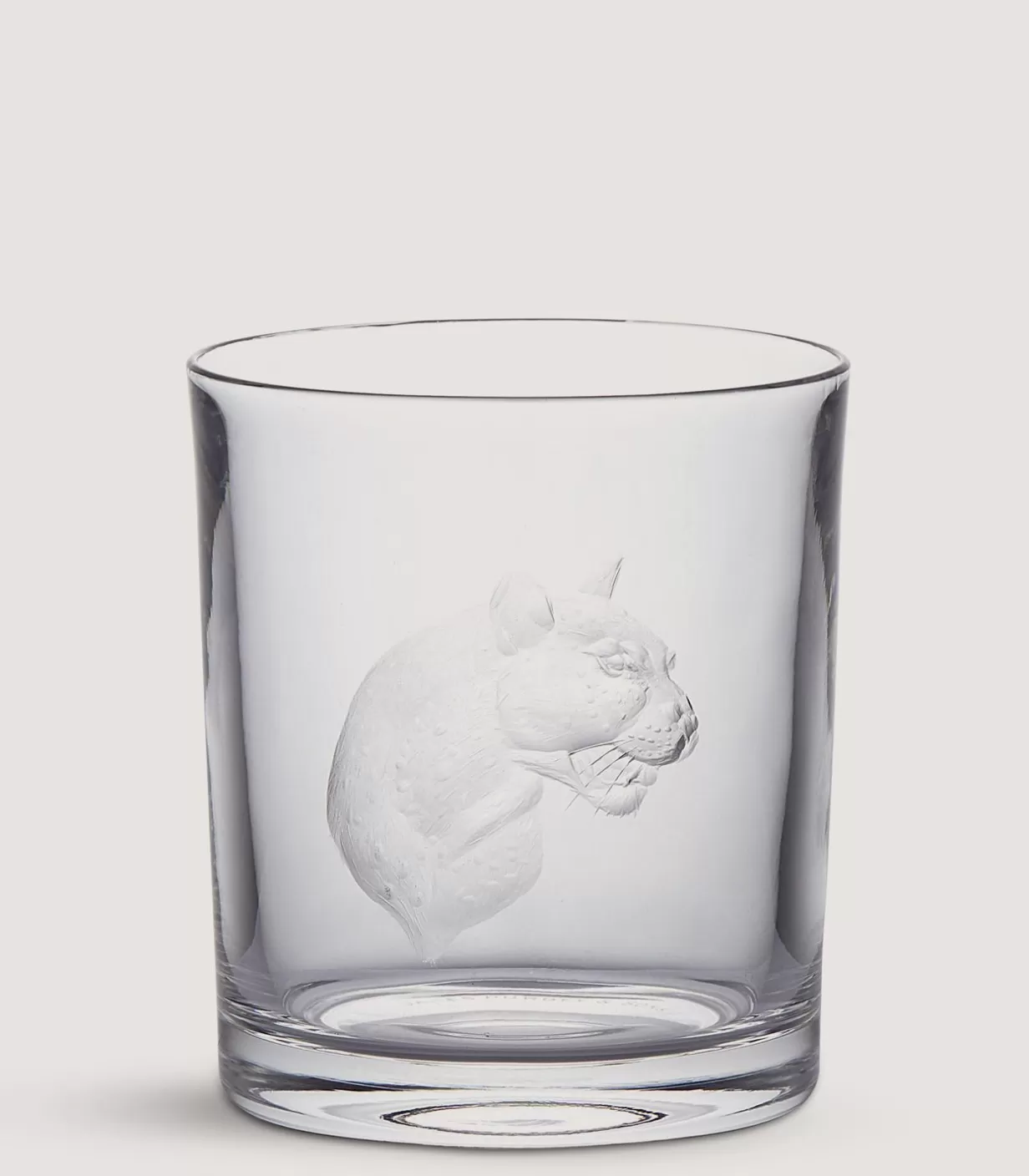 Tablewear*Purdey Big Five Crystal Tumbler - Leopard