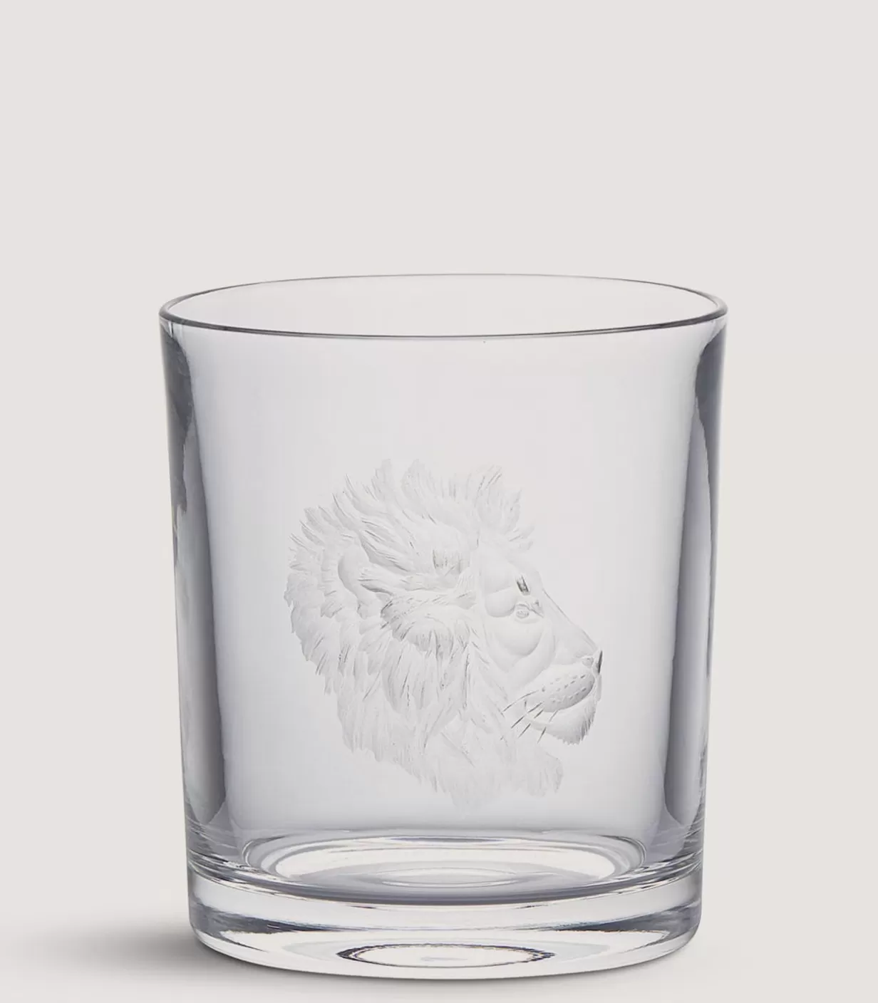 Tablewear*Purdey Big Five Crystal Tumbler - Lion