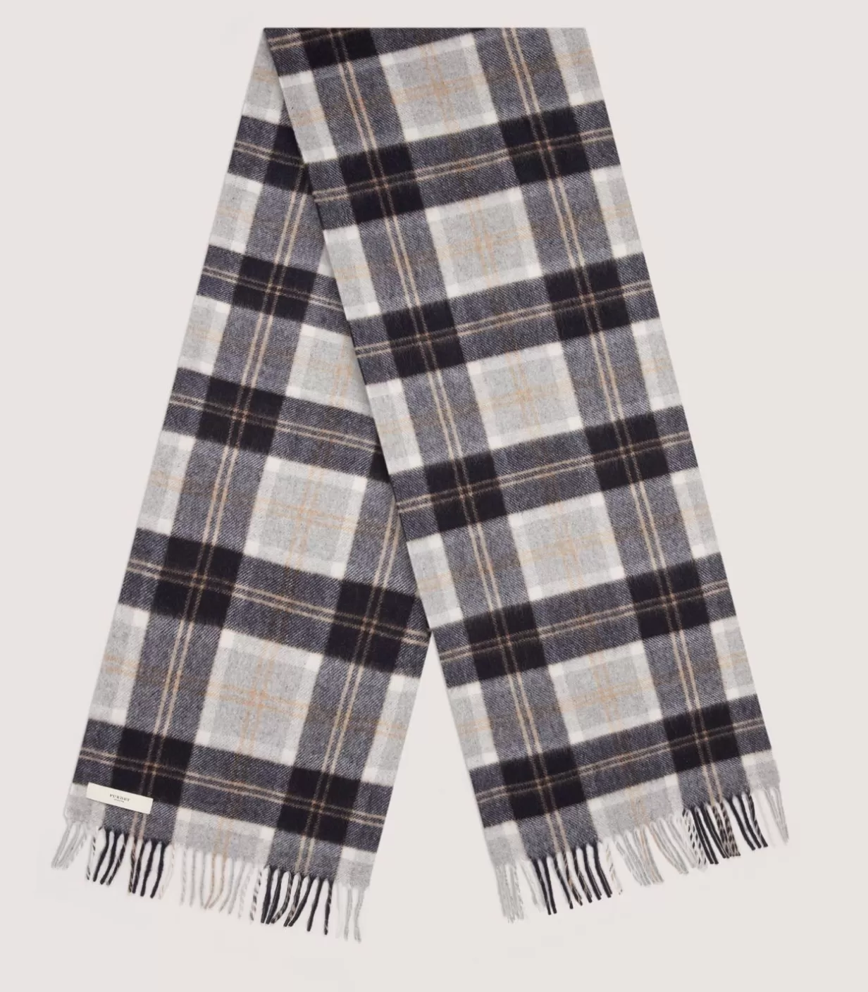 Hats & Scarves*Purdey Brush Check Scarf