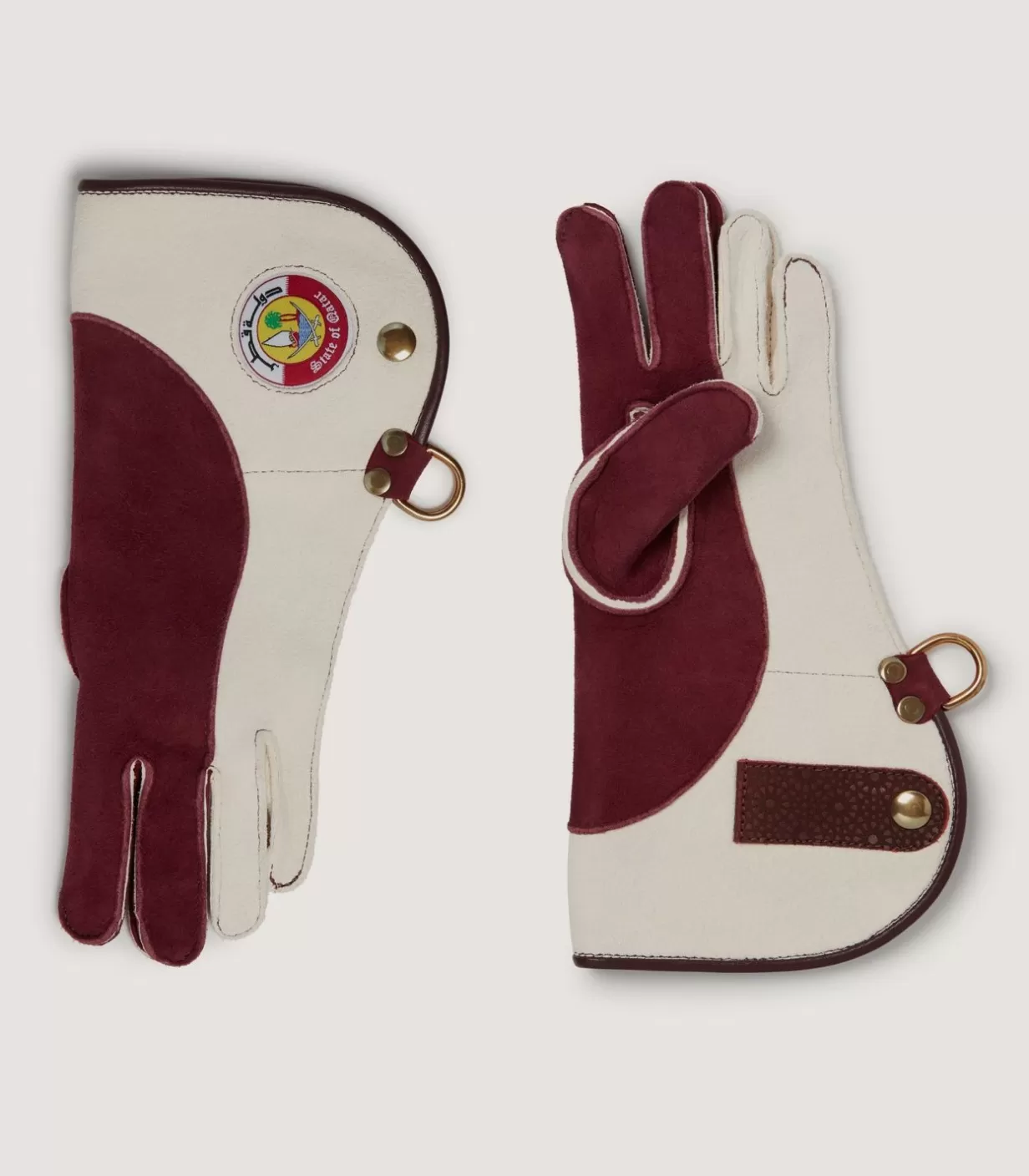 Dog & Falcon Accessories*Purdey Children Falconry Glove Limited Edit 8 Qatar Badge In Multi