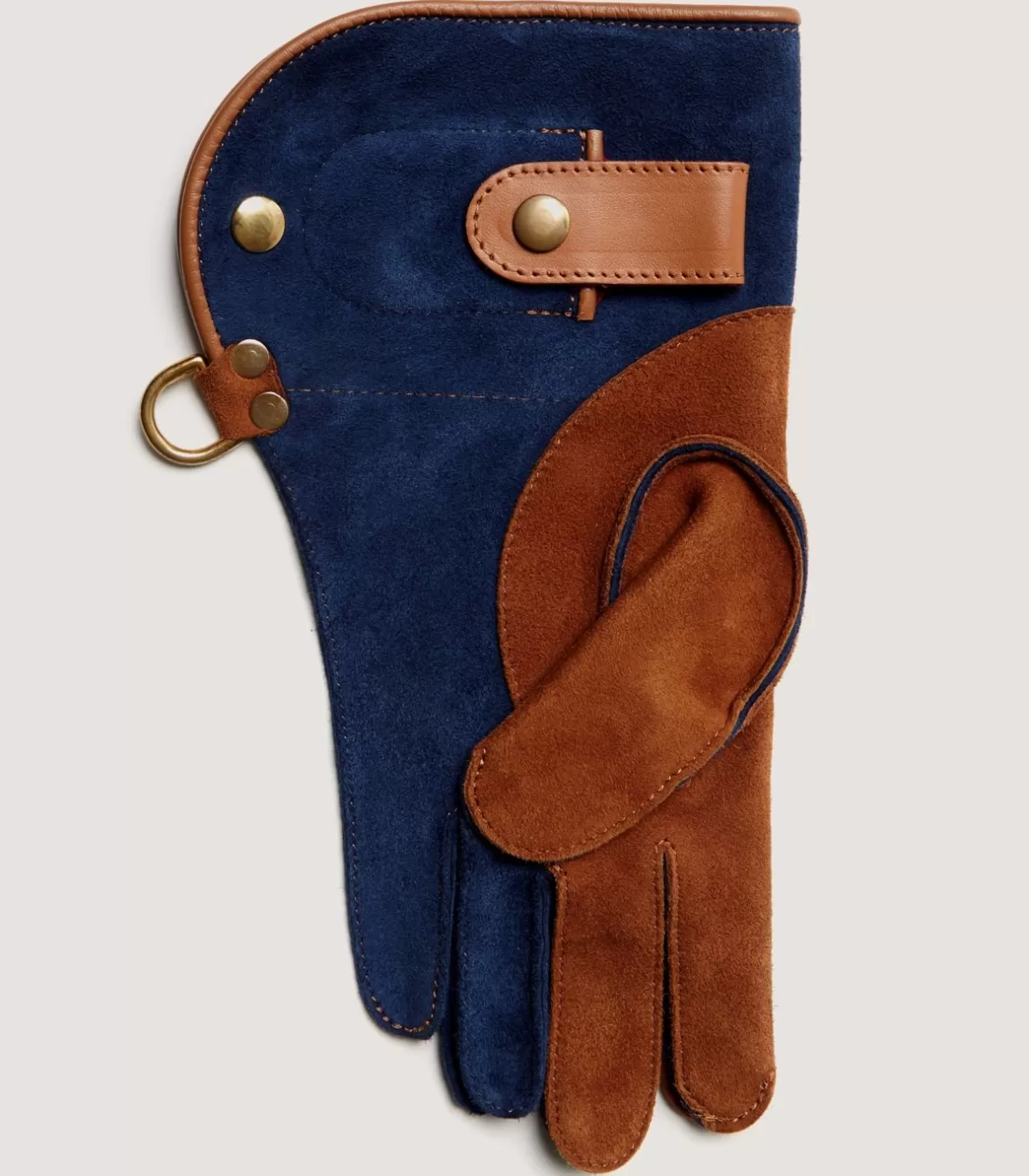 Dog & Falcon Accessories*Purdey Double Layer Falconry Glove With Knife Pocket In Navy