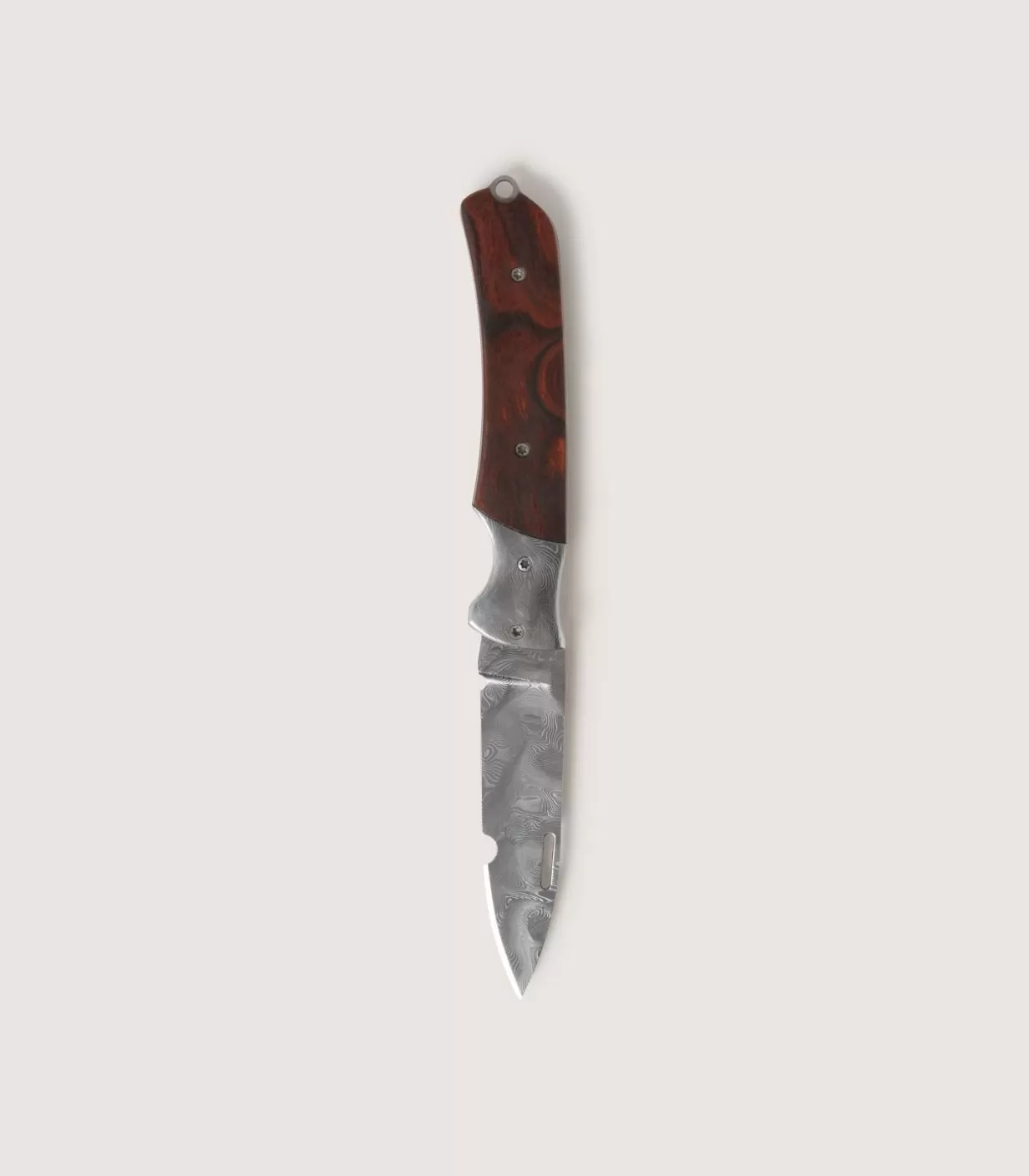 Knives*Purdey Falcon Folding Knife With Damascus Blade