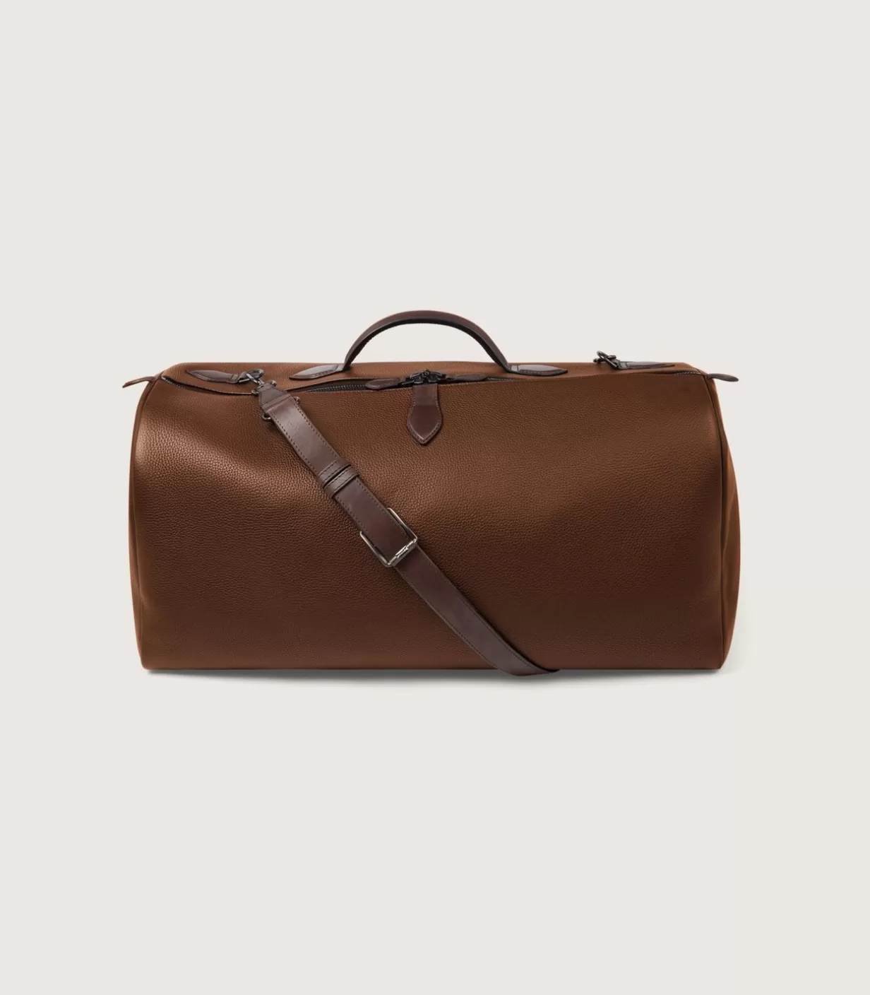 Holdalls*Purdey Leather Duffle Holdall Loader In Cognac