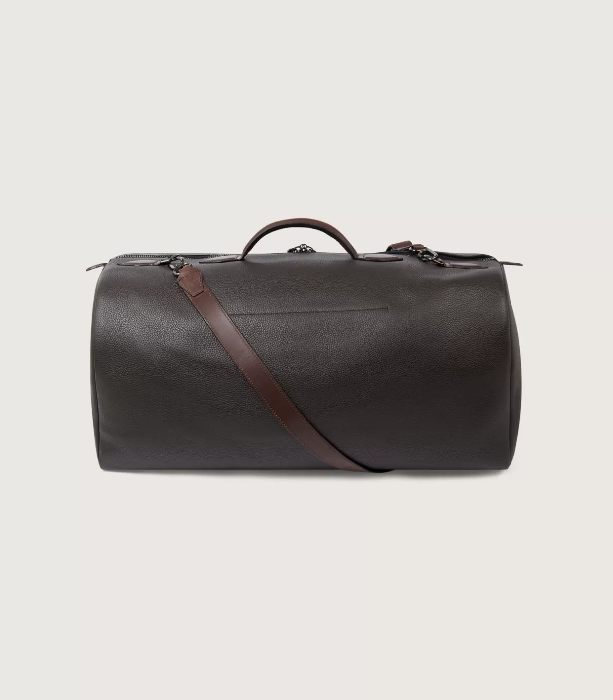 Holdalls*Purdey Leather Duffle Holdall Loader In Dark Brown