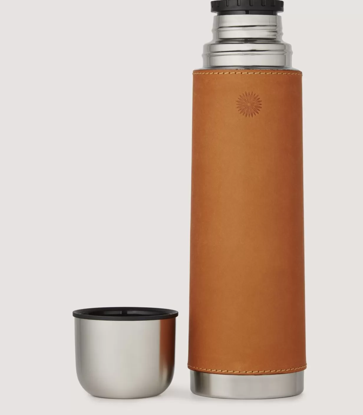 Flask & Drinks Accessories*Purdey Leather Thermos Flask In Tan