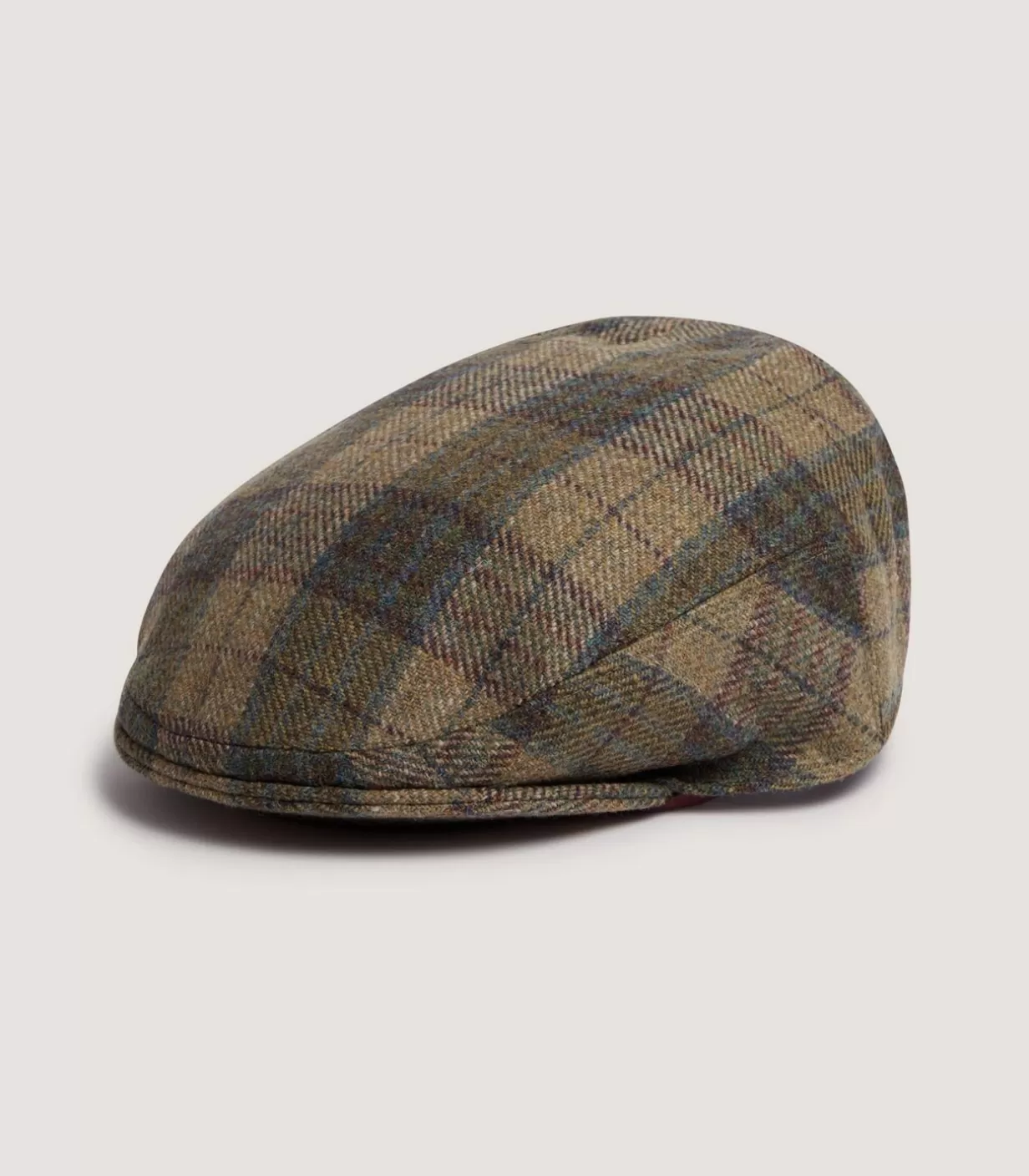 Hats & Scarves*Purdey Litton Short Peak Tweed Cap In Glentress