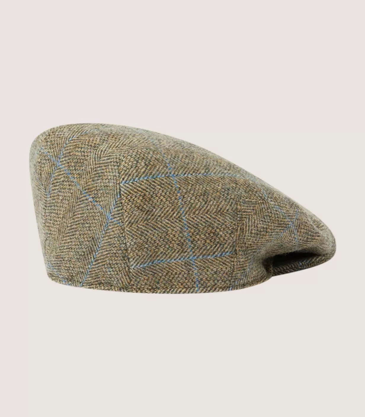 Hats & Scarves*Purdey Litton Short Peak Tweed Cap In Macaterick