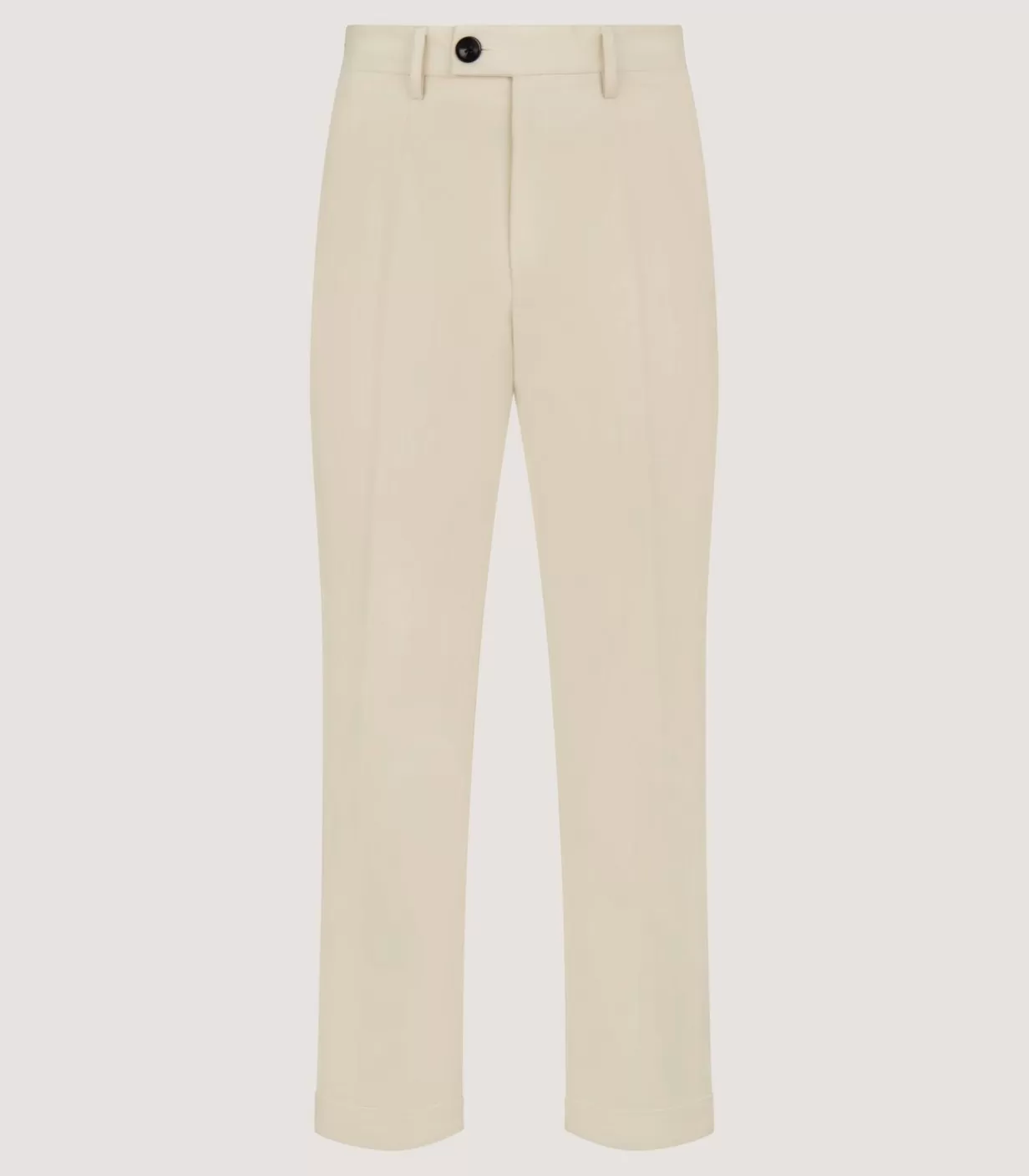 Breeks & Trousers*Purdey Men'S Brushed Cotton Twill Flat Front Trousers In Stone