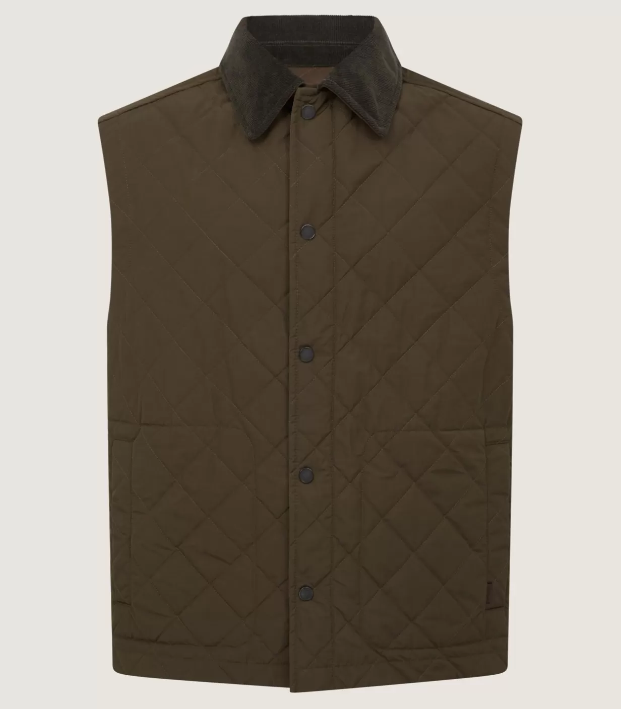 Outerwear*Purdey Men'S Dark Olive Padded Gilet