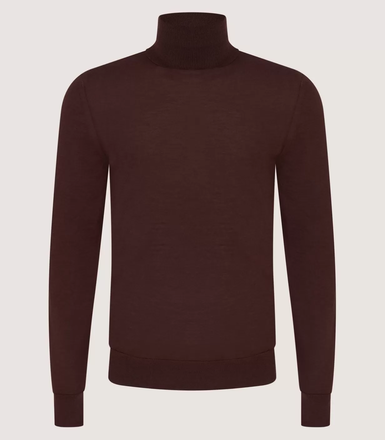 Knitwear*Purdey Men'S Extra Fine Worsted Cashmere Seamless Turtleneck