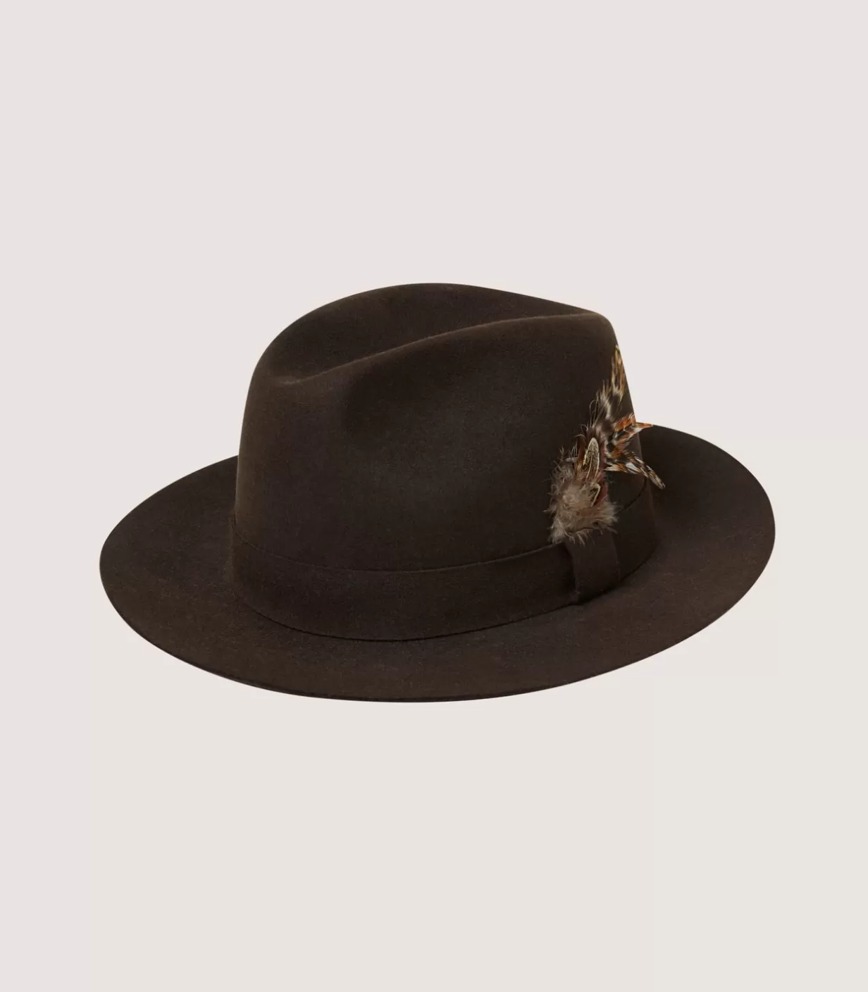 Hats & Scarves*Purdey Men'S Fedora With Feather