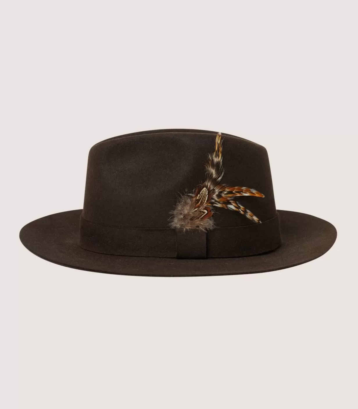 Hats & Scarves*Purdey Men'S Fedora With Feather