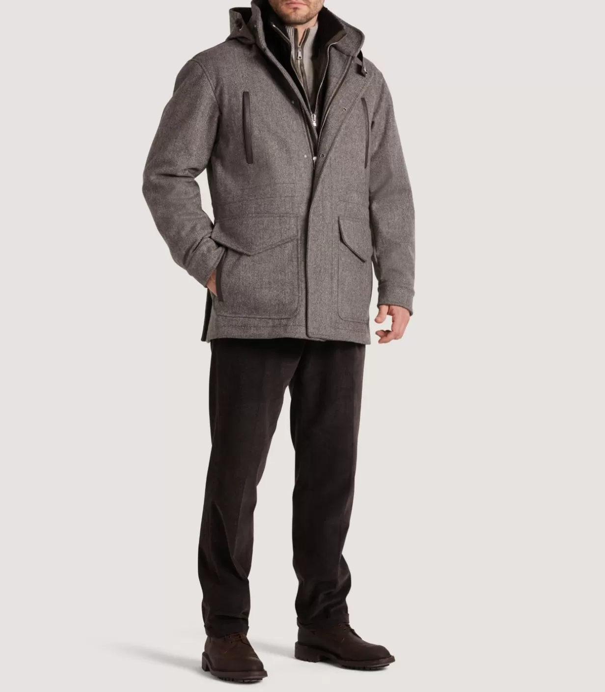 Field Coats*Purdey Men'S Field Parka In Antler