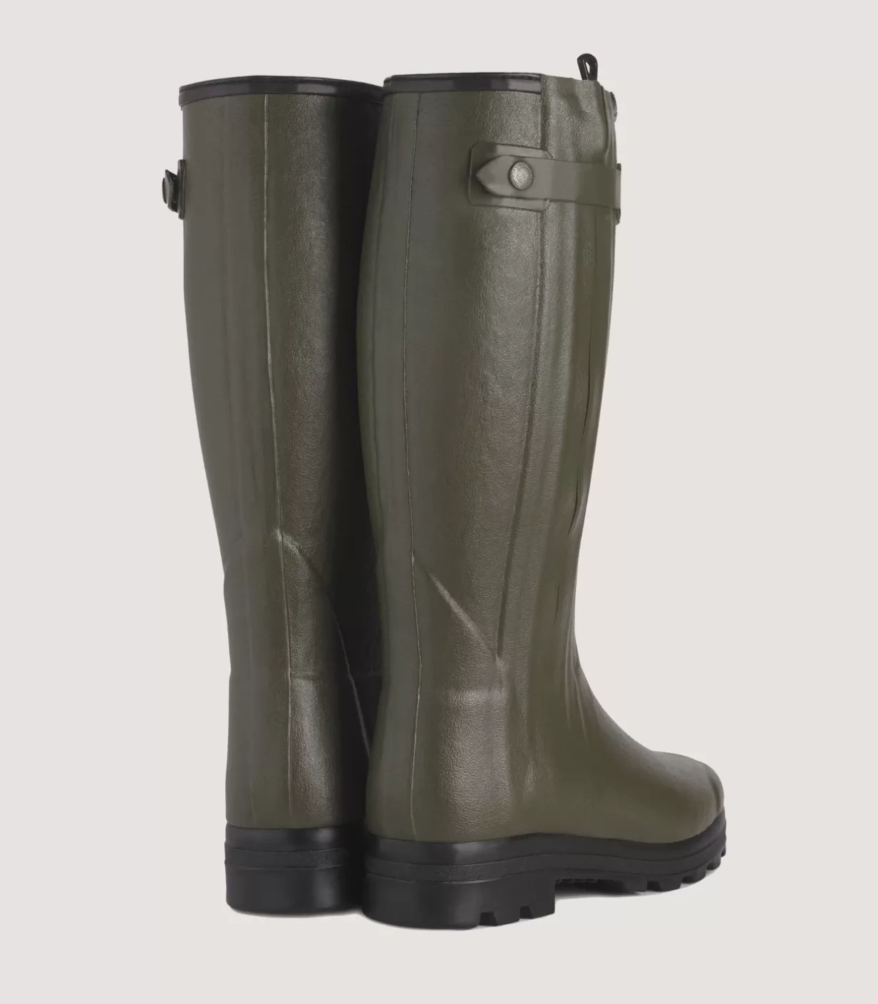 Footwear*Purdey Men'S Le Chameau Chasseur Wool Lined Boot In Dark Green