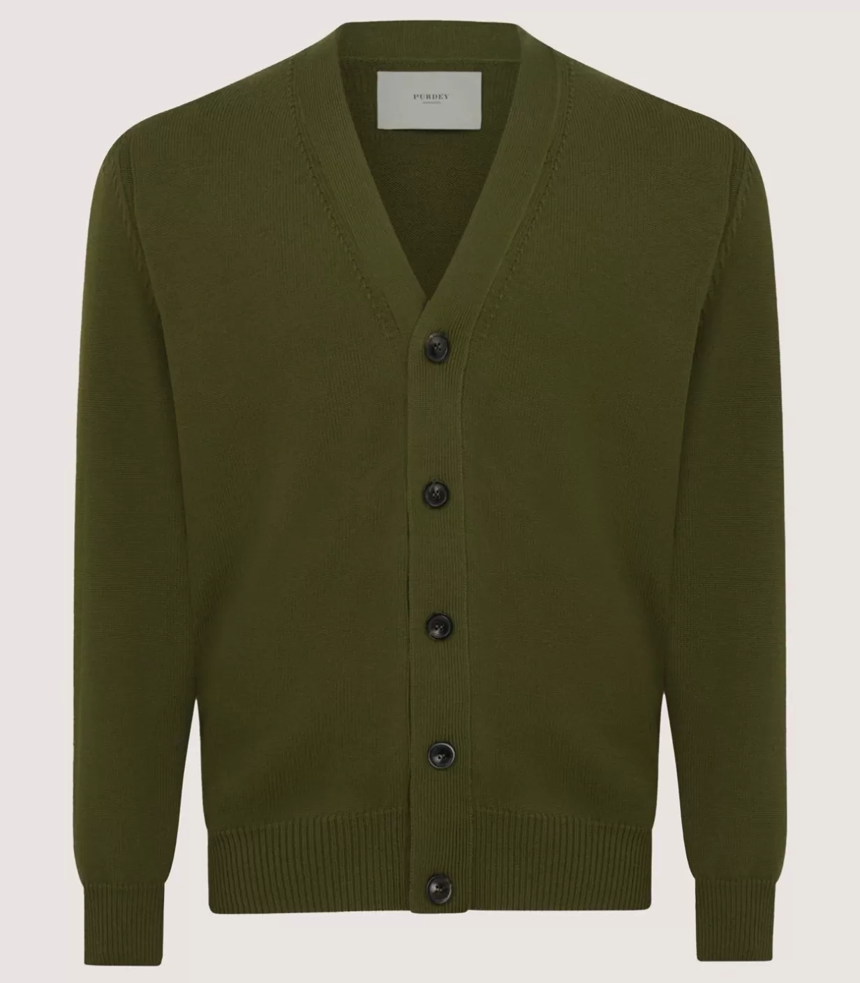 Knitwear*Purdey Men'S Loden Audley Cardigan