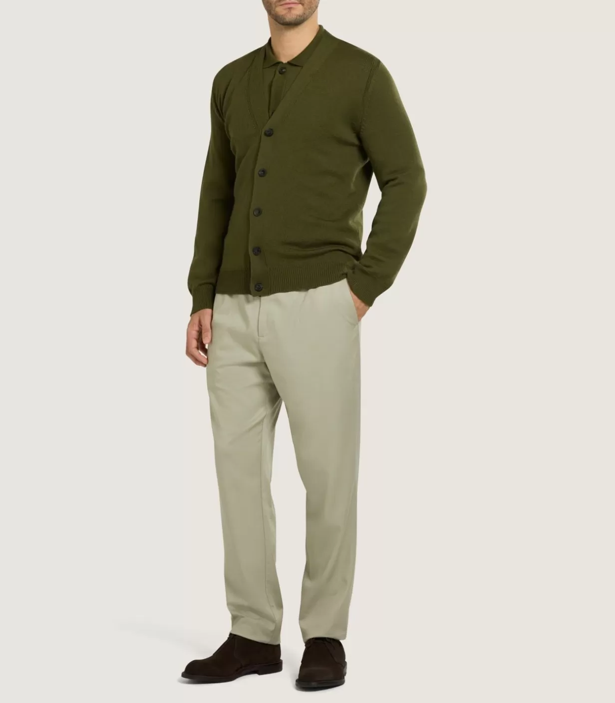 Knitwear*Purdey Men'S Loden Audley Cardigan