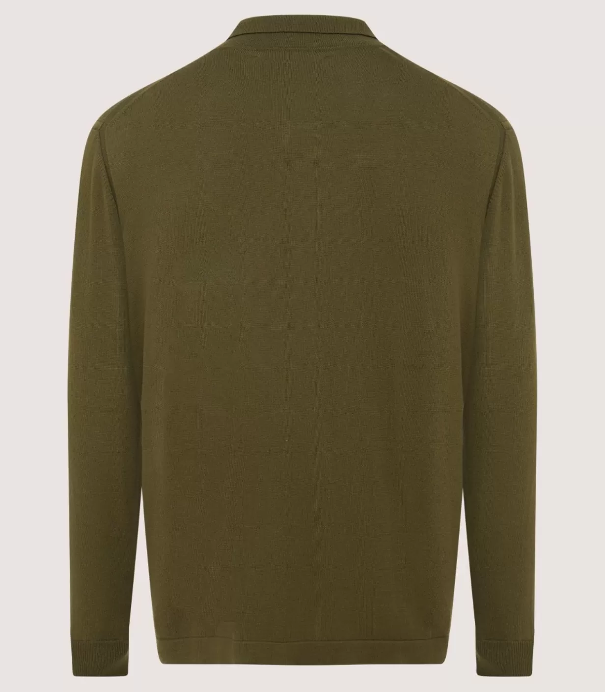 Knitwear*Purdey Men'S Loden Audley Long Sleeve Polo