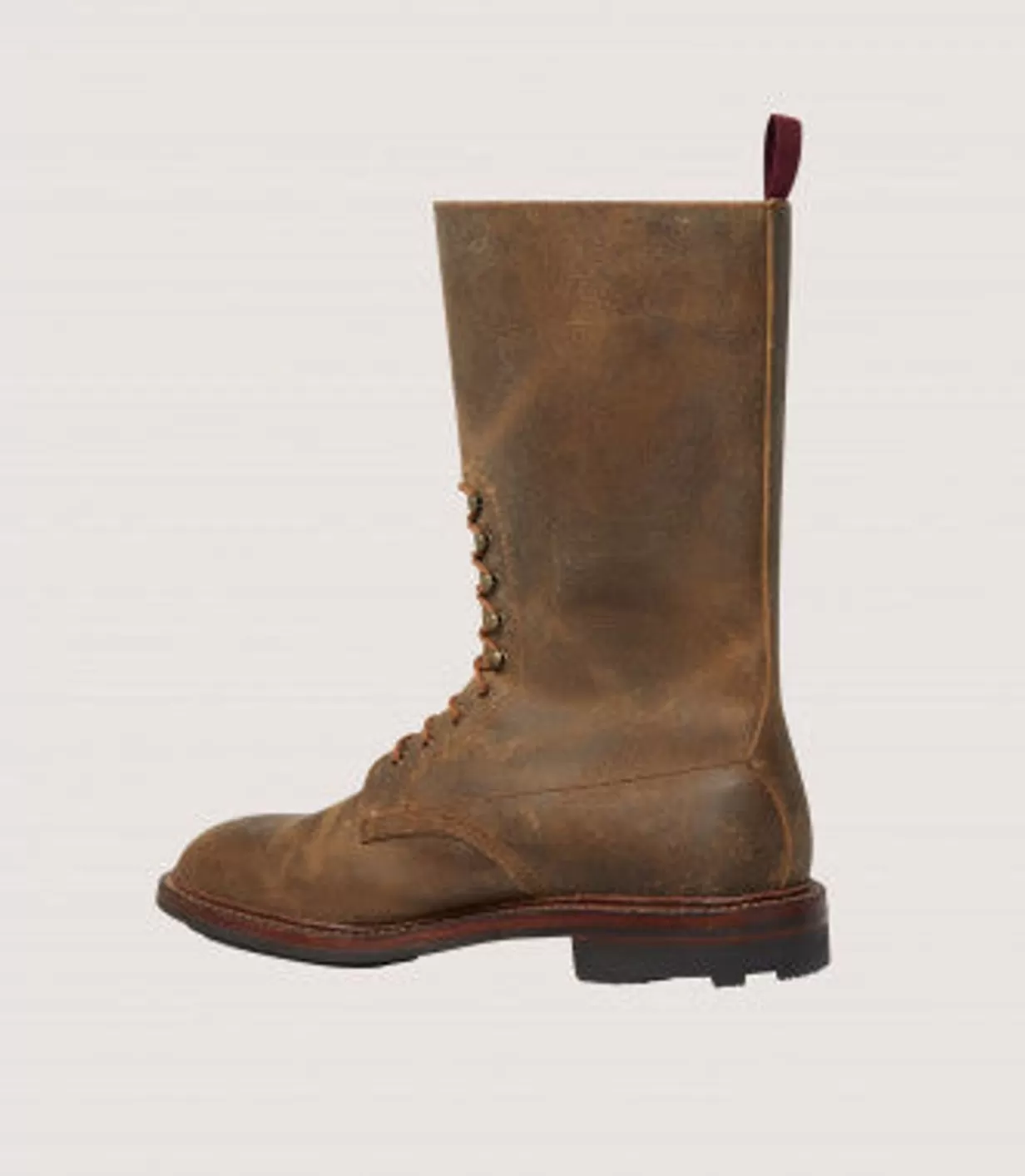 Footwear*Purdey Men'S Rough Out Nubuck Twin Strap Boot With Ridgeway Sole In Tan