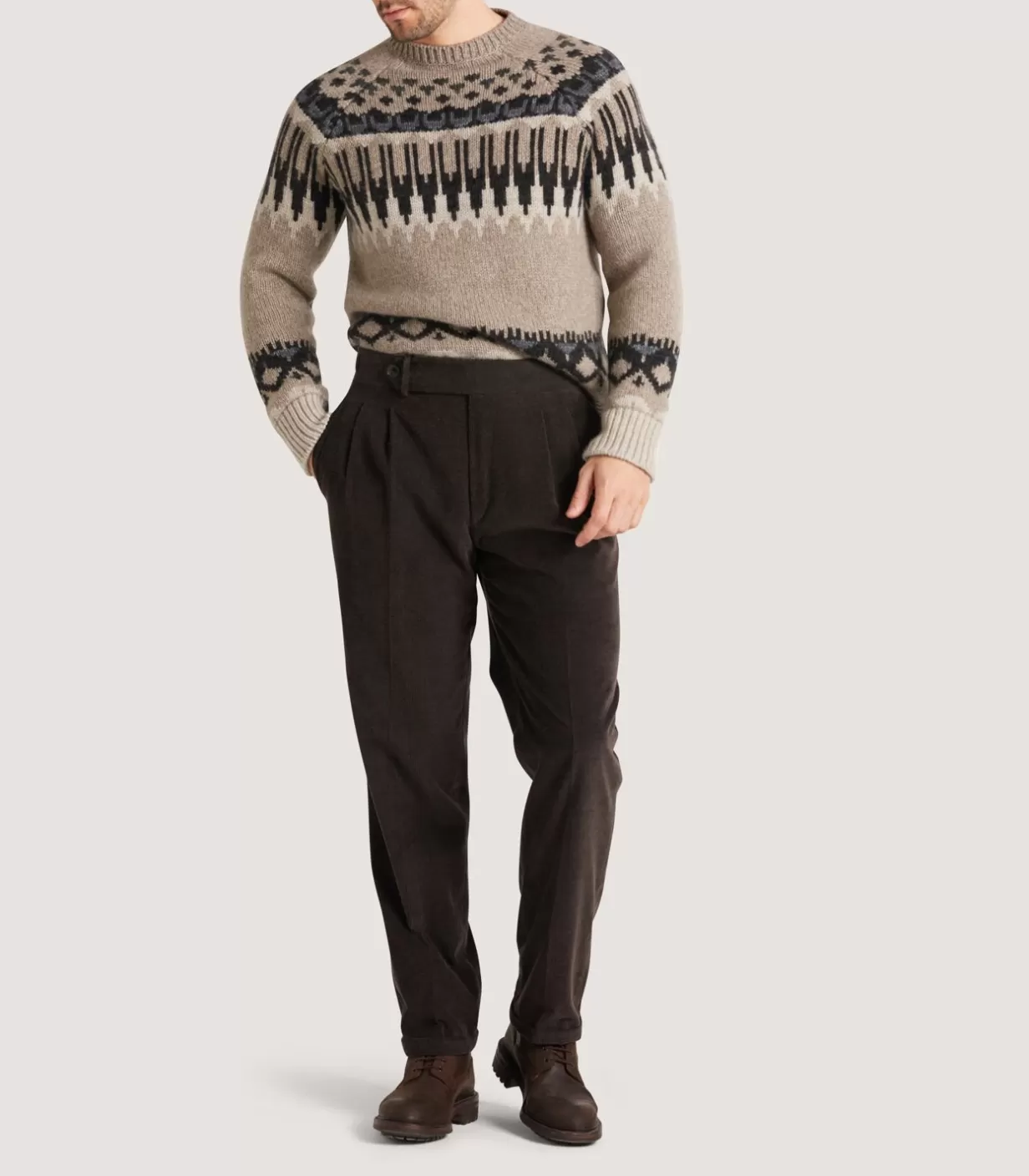 Breeks & Trousers*Purdey Men'S Side Buckle Trouser In Ebony