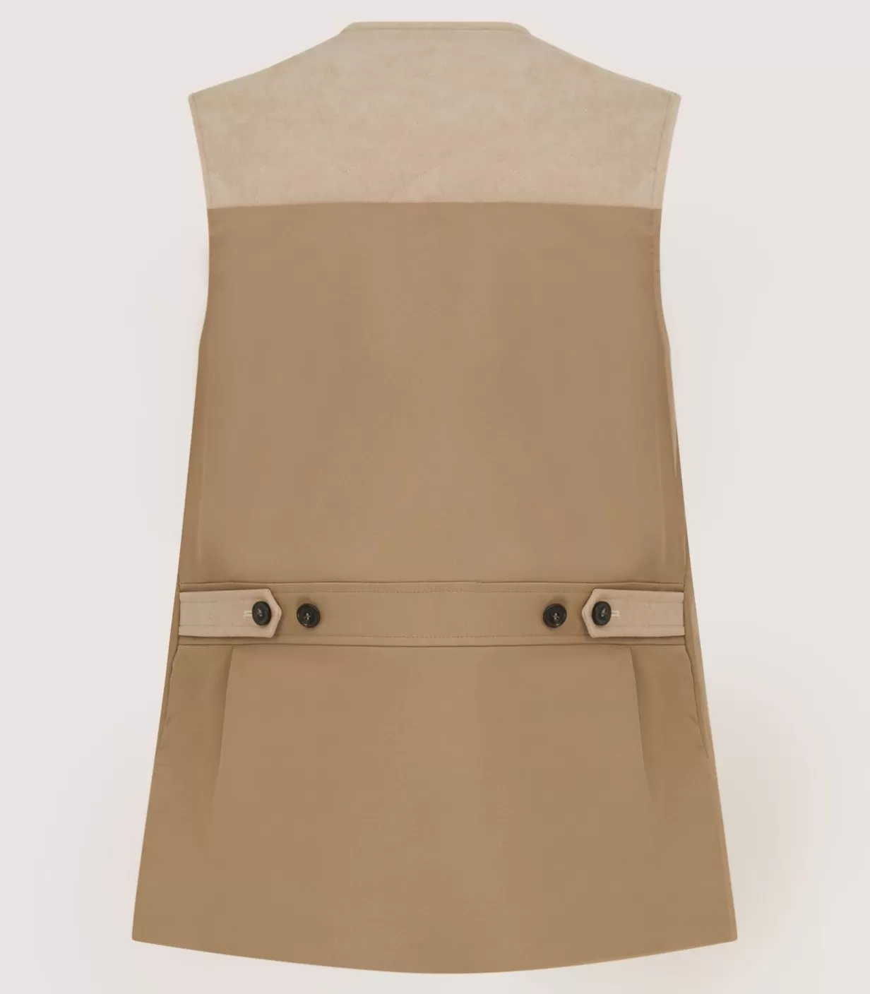 Outerwear*Purdey Men'S Summer Cotton Sporting Vest In Dark Taupe