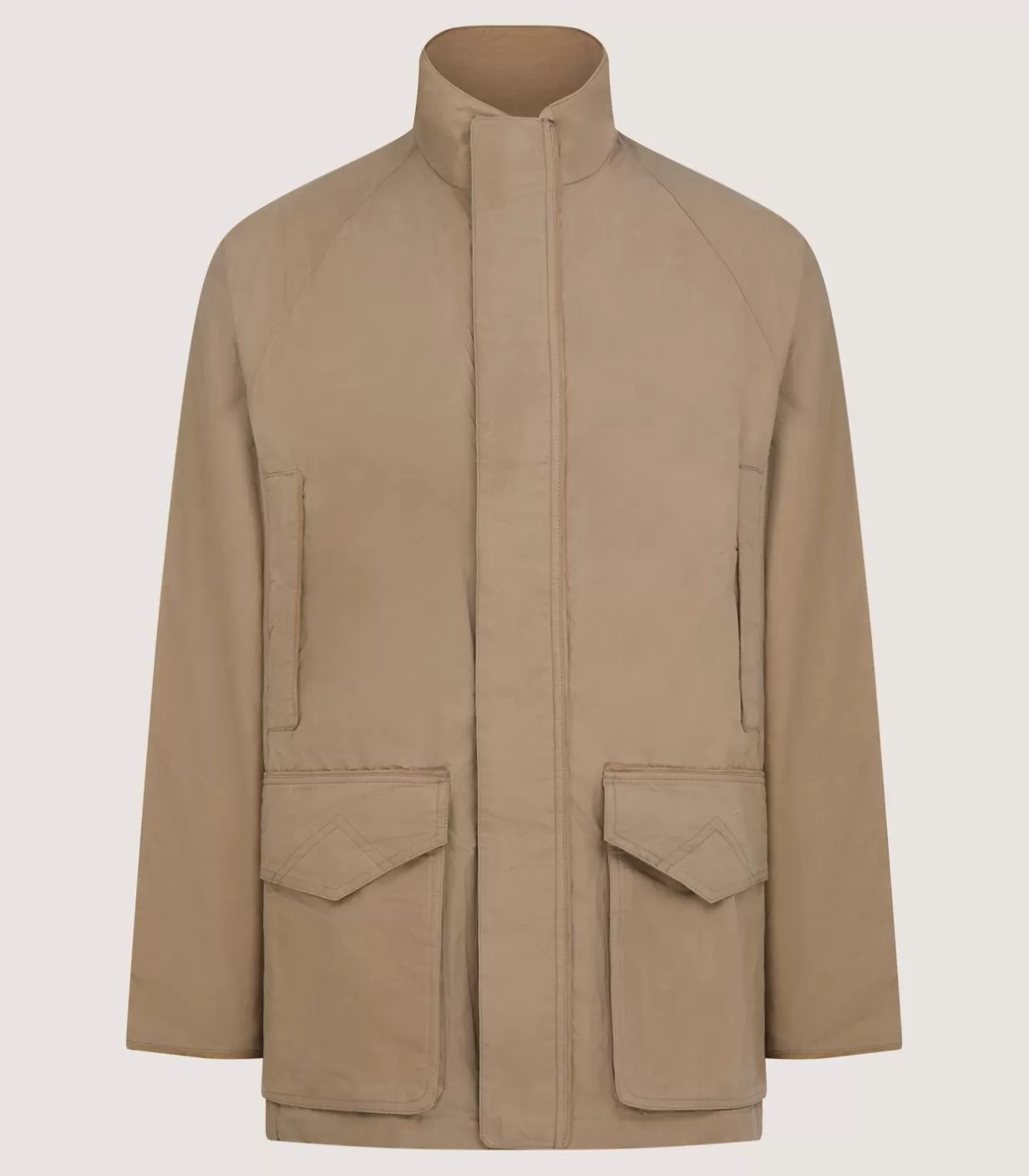 Field Coats*Purdey Men'S Summer Dry Wax Field Coat In Taupe