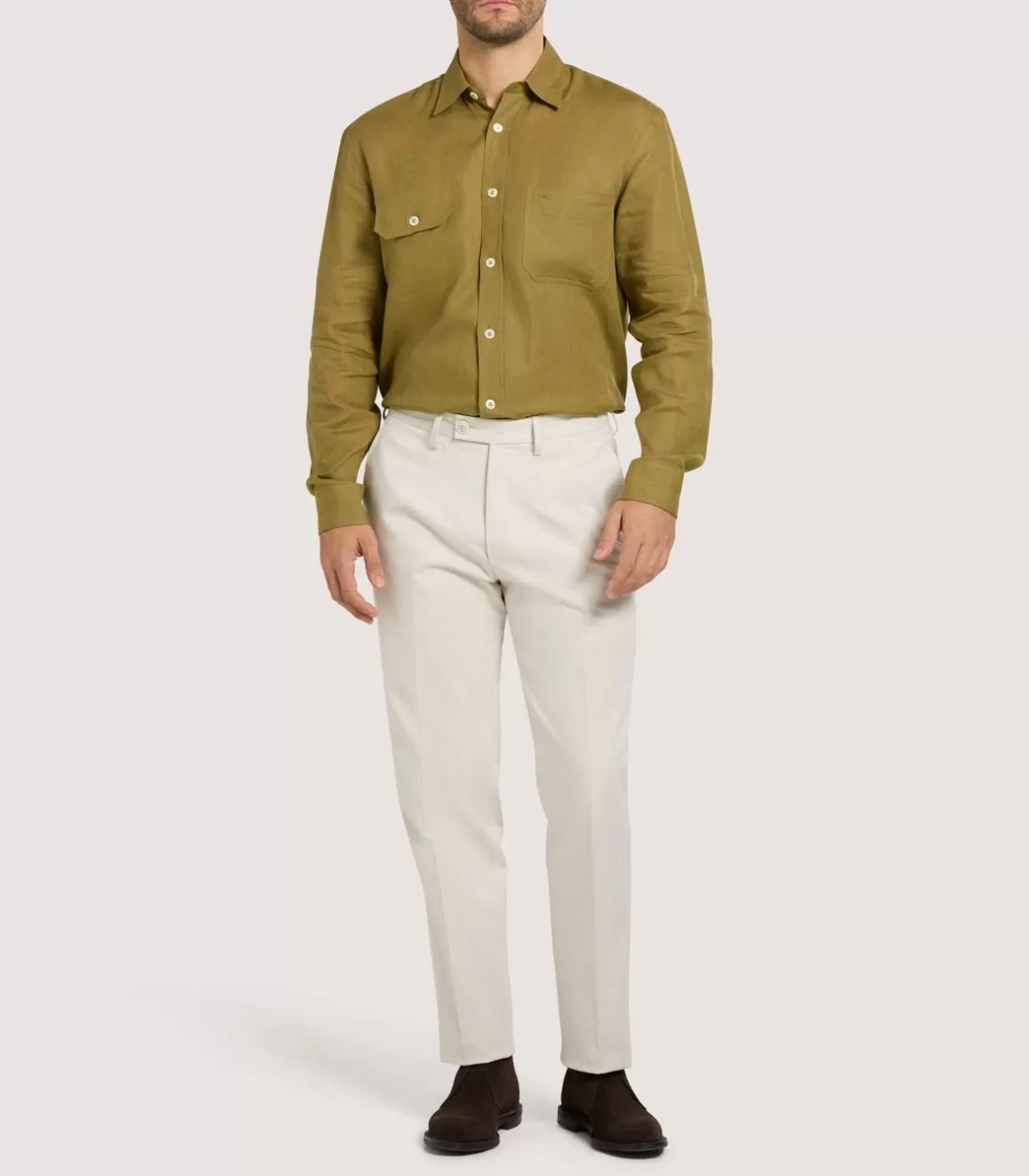 Shirts*Purdey Men'S Triple Pocket Shirt In Ochre