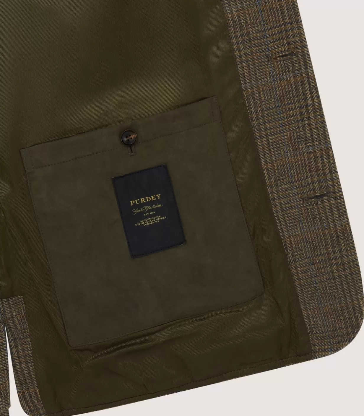 Outerwear*Purdey Men'S Tweed High Collar Sporting Vest In Morlich