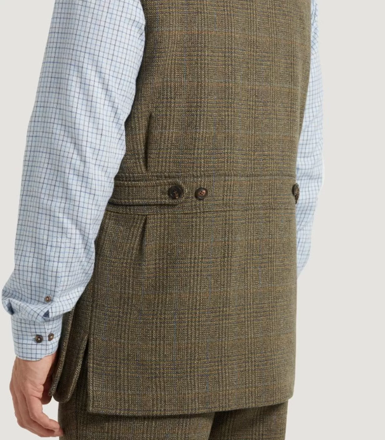 Outerwear*Purdey Men'S Tweed High Collar Sporting Vest In Morlich