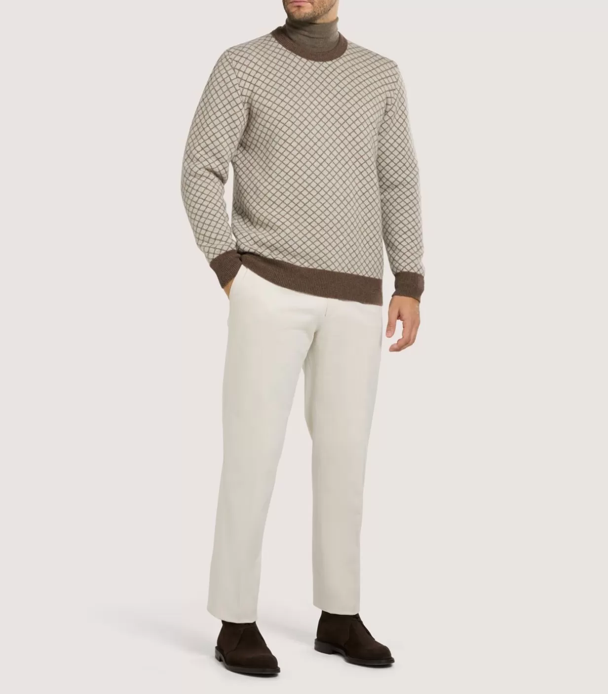 Knitwear*Purdey Men'S Walnut Rosehall Estate Jumper