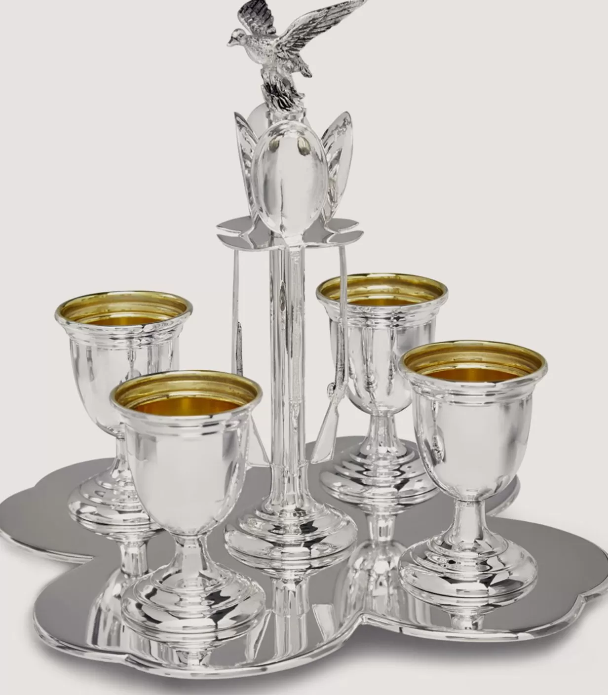 Tablewear*Purdey Silver Egg Set In Silver