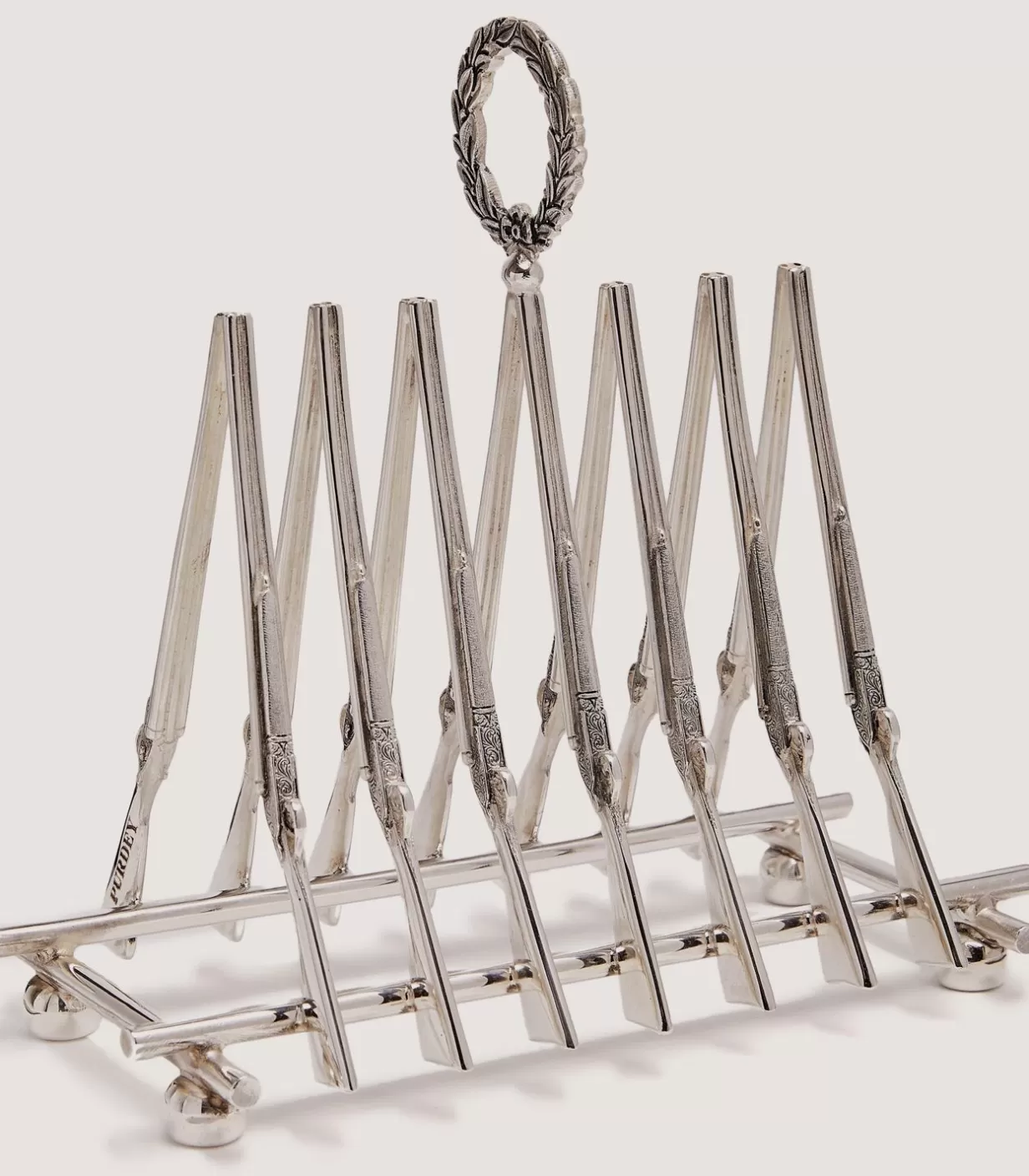 Tablewear*Purdey Silver Toast Rack In Silver