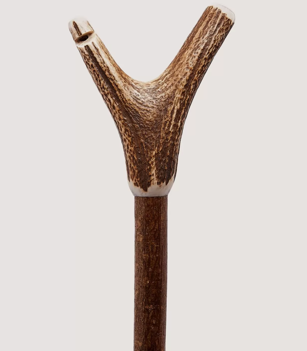 Walking Sticks & Seats*Purdey Staghorn Whistle Thumbstick In Natural