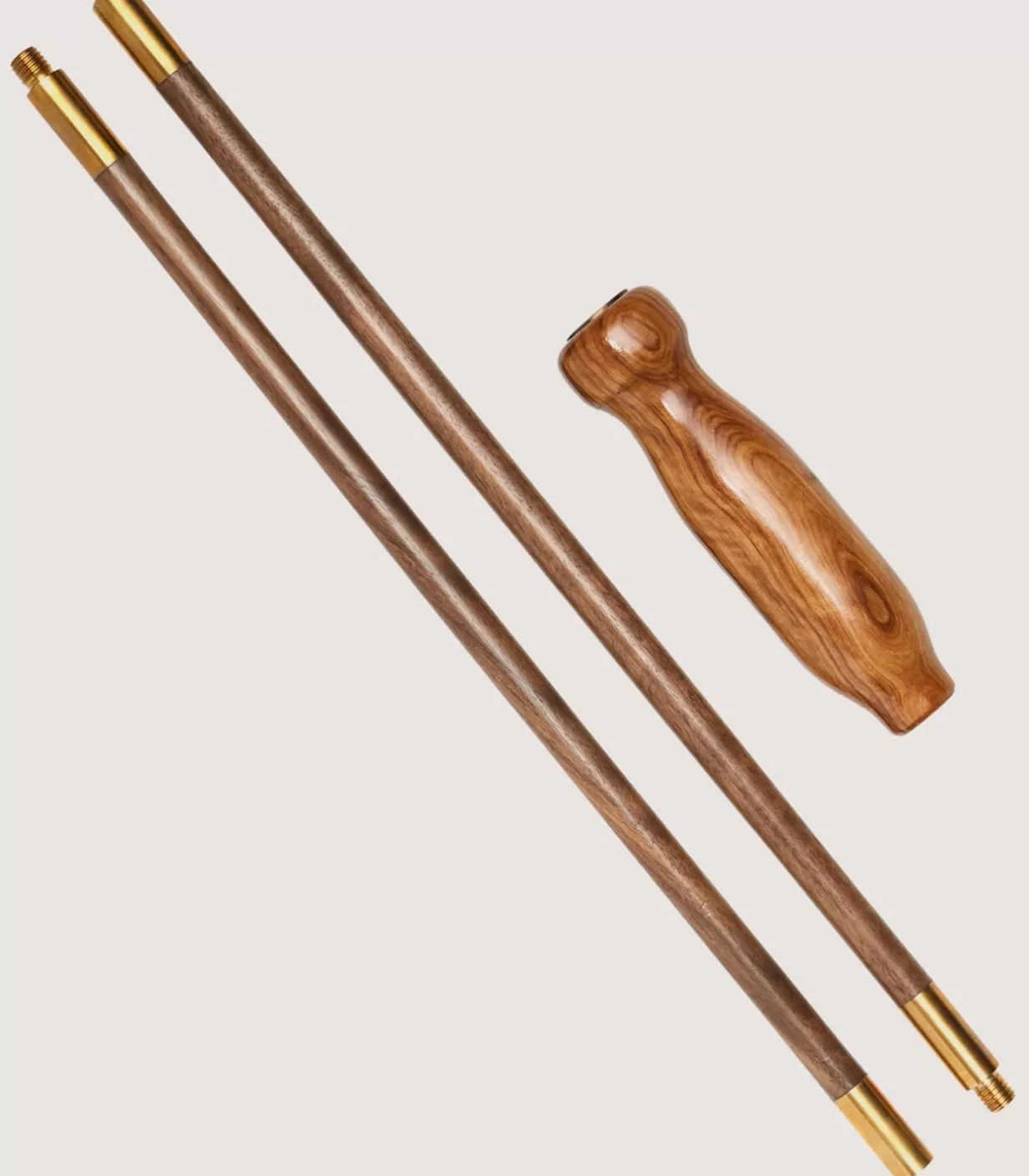 Maintenance Kit*Purdey Walnut And Olive Cleaning Rod In Walnut