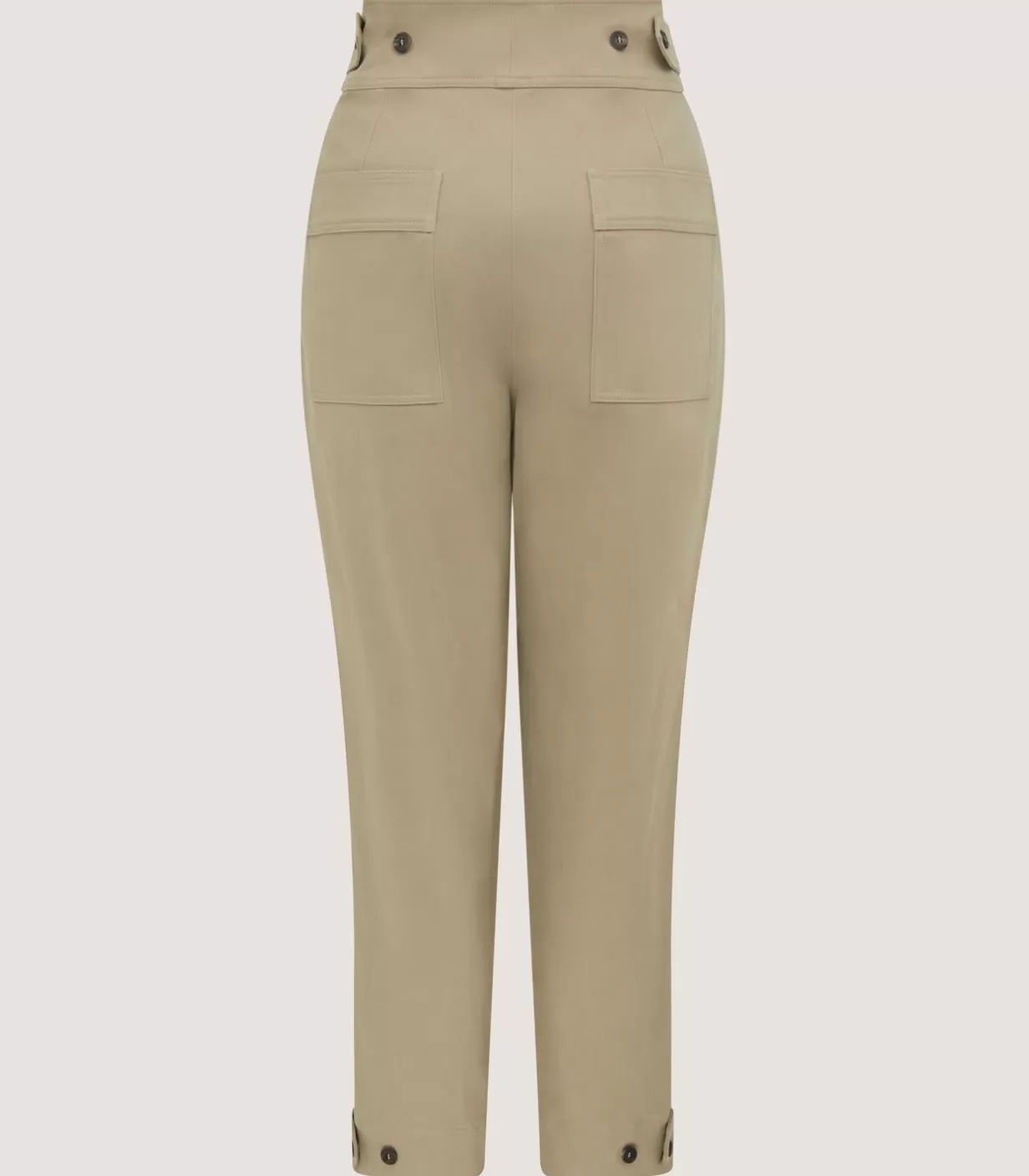 Breeks & Trousers*Purdey Women'S Brushed Cotton Twill Paddock Trousers In Khaki