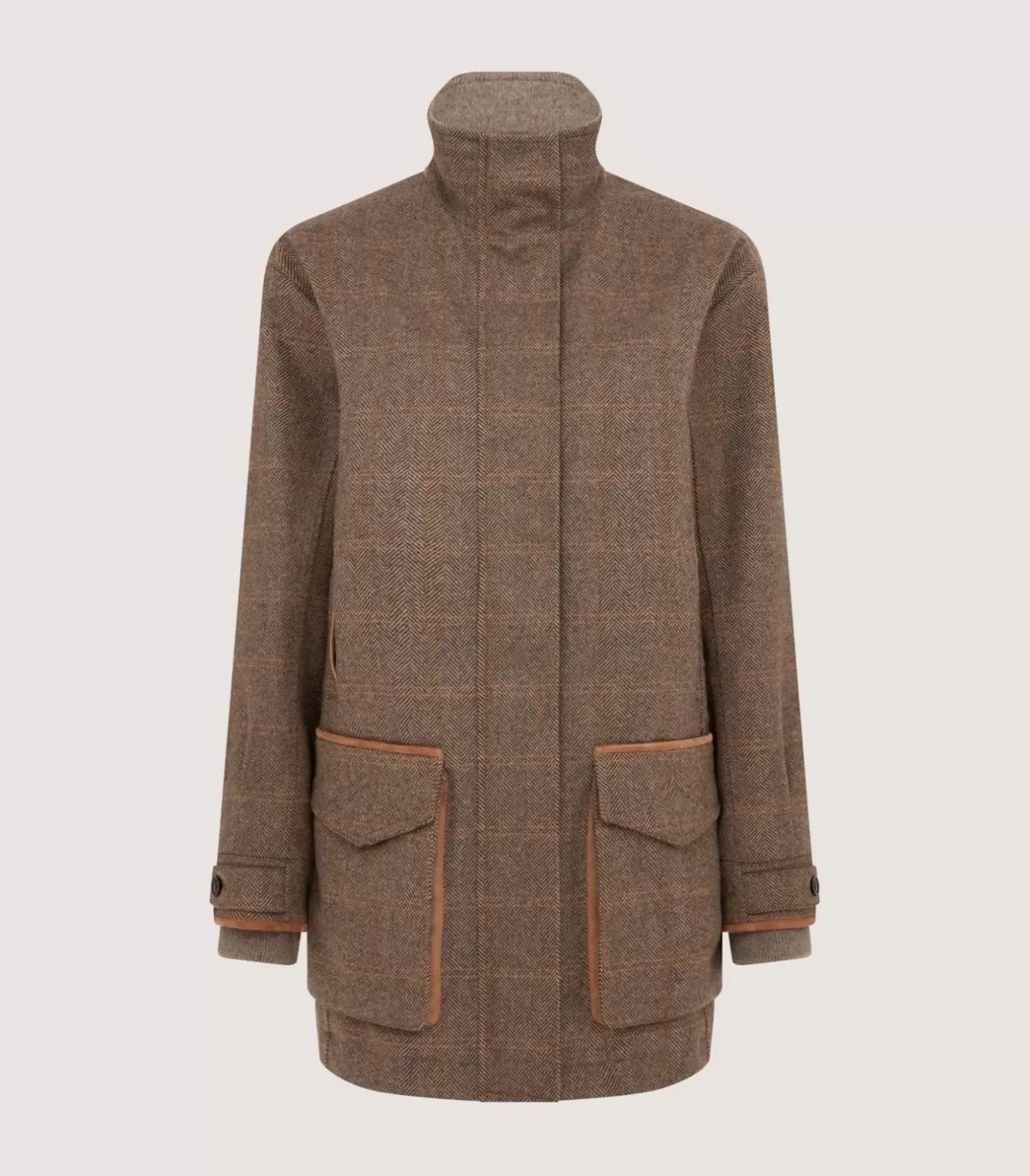 Field Coats*Purdey Women'S Cashmere Tweed Raglan Field Coat