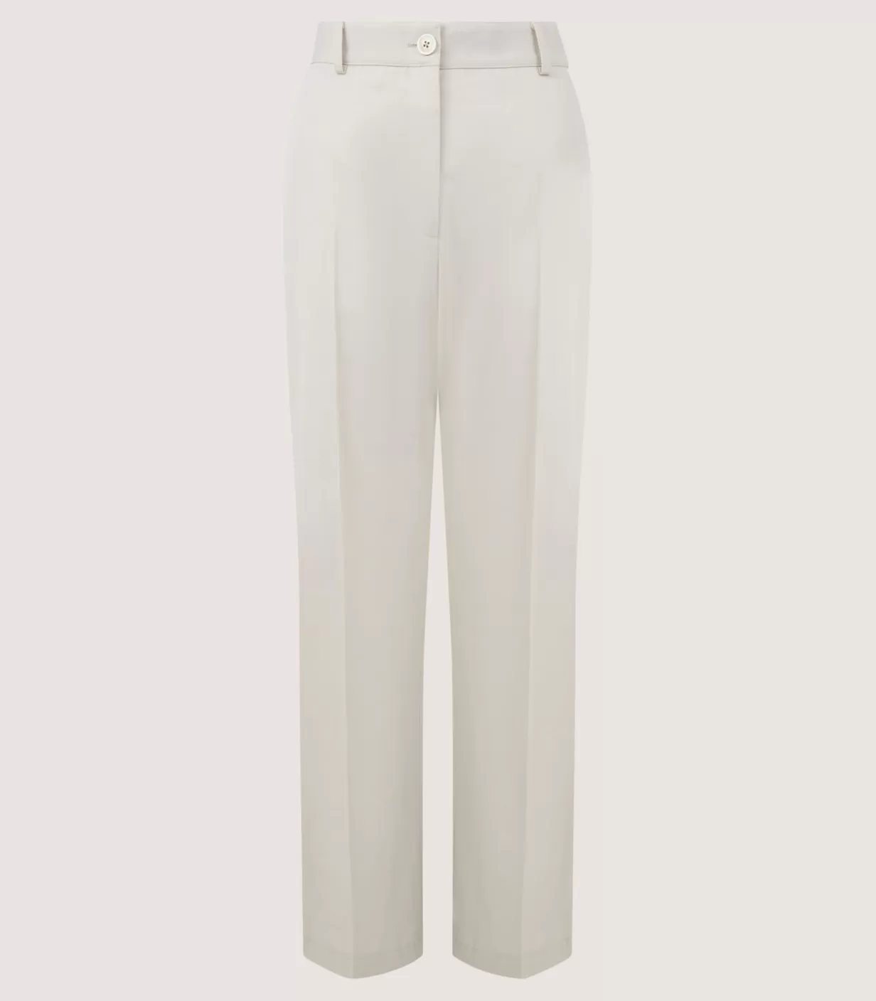 Breeks & Trousers*Purdey Women'S Cotton Wool Flat Front Trouser In Pale Stone