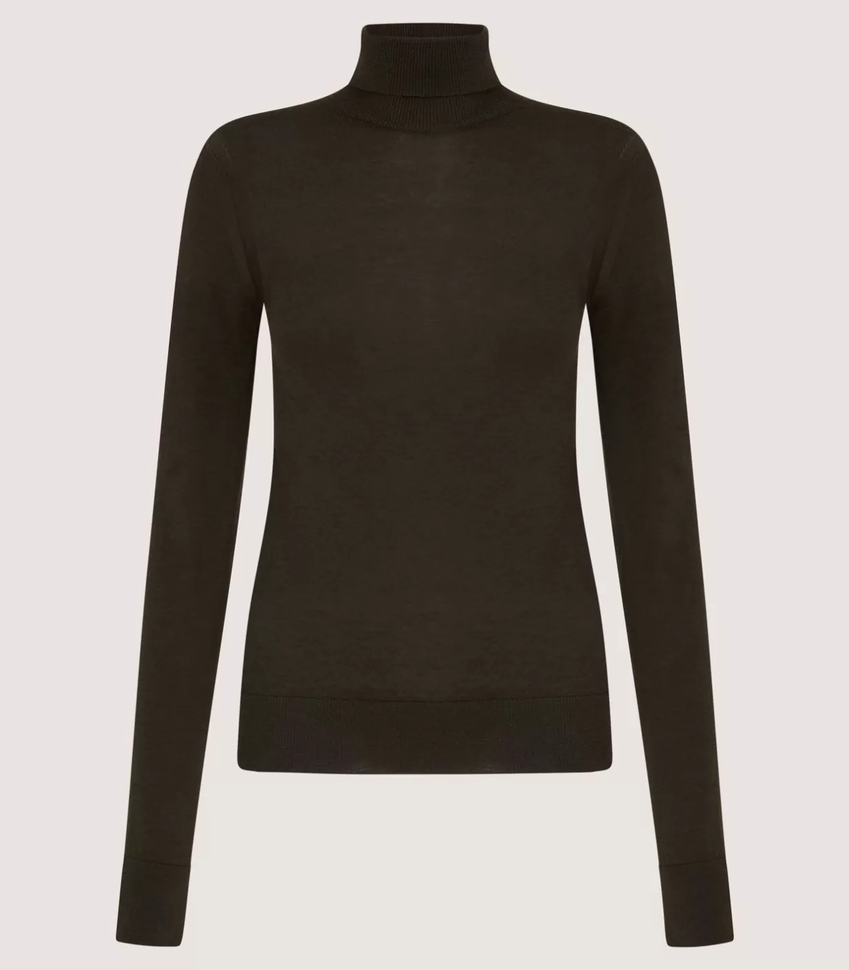 Knitwear*Purdey Women'S Extra Fine Worsted Cashmere Turtleneck