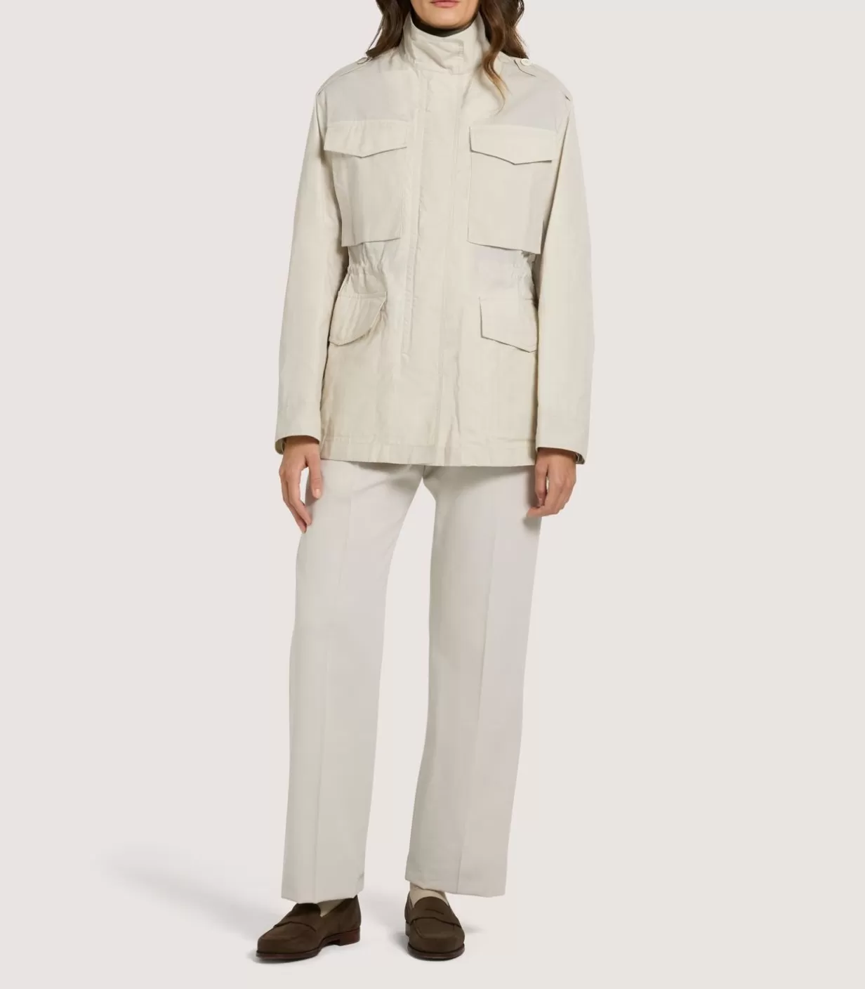 Field Coats*Purdey Women'S Field Jacket In Oatmeal