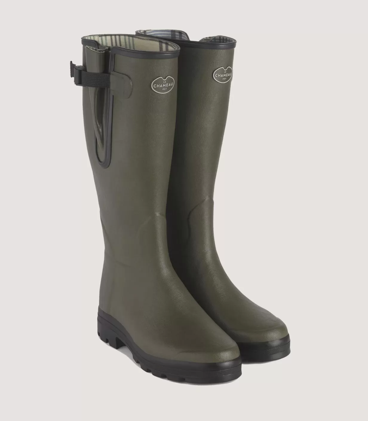 Footwear*Purdey Women'S Le Chameau Vierzon Jersey Boot In Forest Green