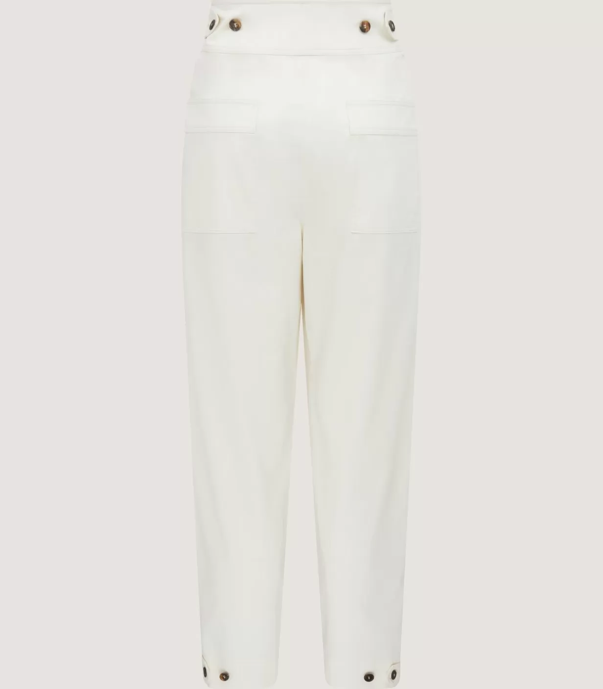 Breeks & Trousers*Purdey Women'S Organic Twill Paddock Trousers In Ivory