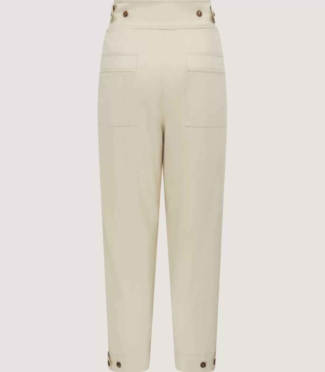 Breeks & Trousers*Purdey Women'S Organic Twill Paddock Trousers In Travertine