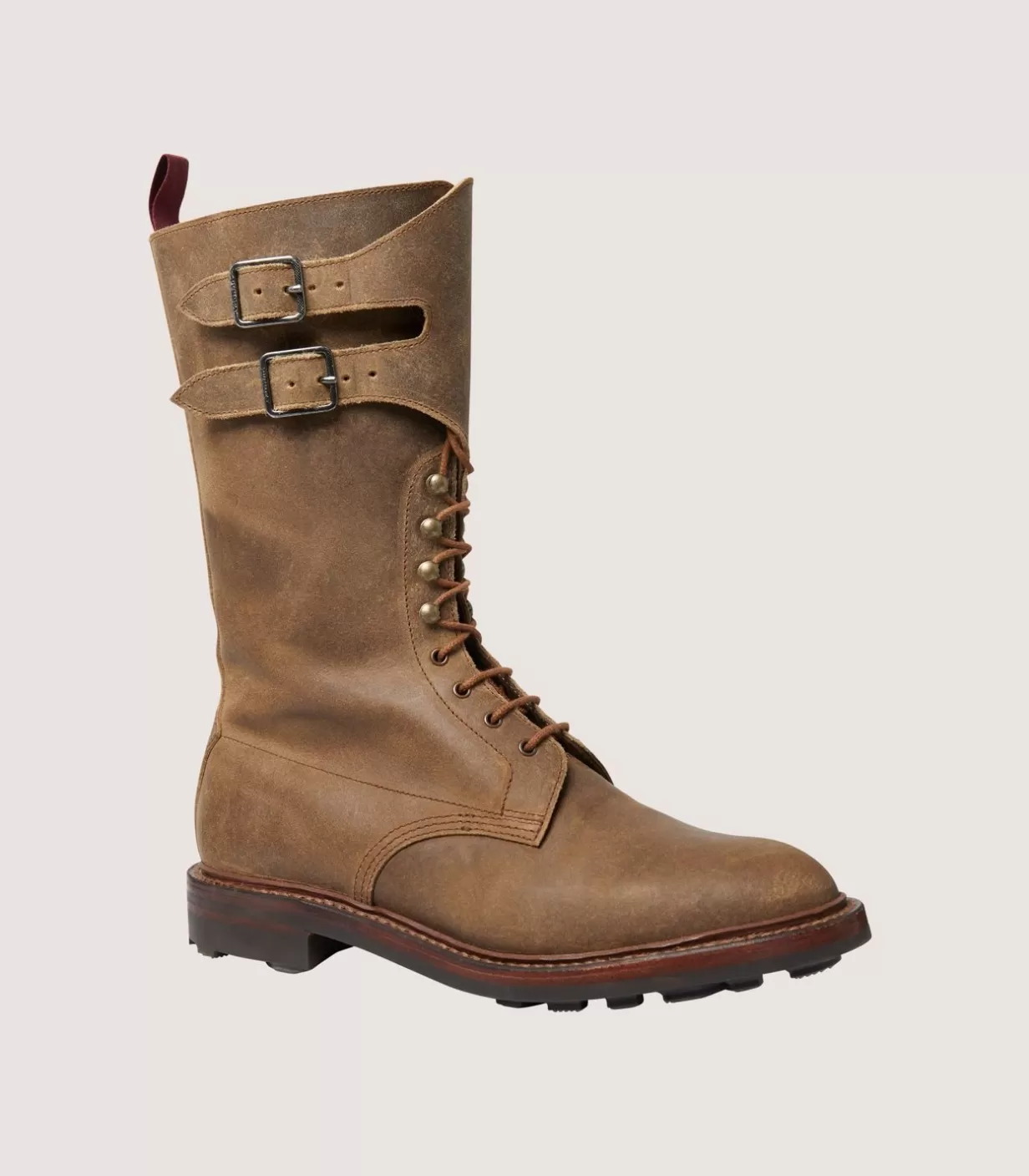 Footwear*Purdey Women'S Rough Out Nubuck Twin Strap Boots With Ridgeway Sole