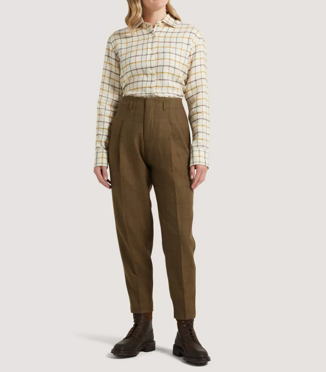 Breeks & Trousers*Purdey Women'S Technical Tweed Two Pleat Sporting Trouser In Lomond