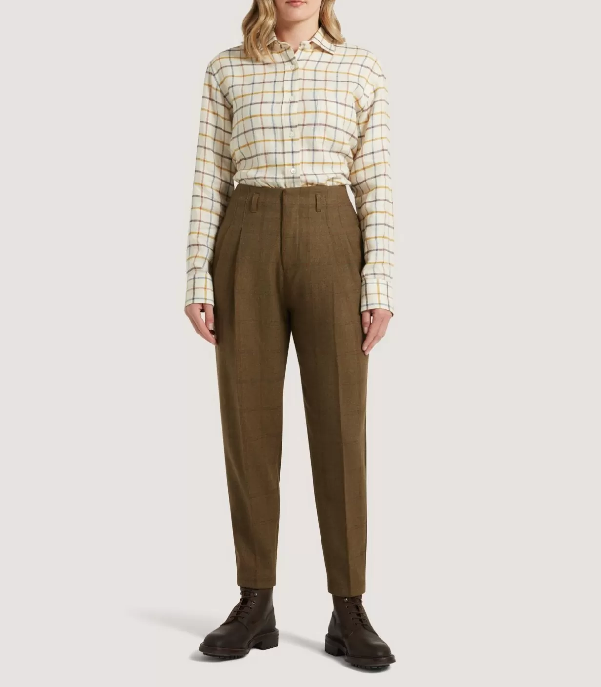 Breeks & Trousers*Purdey Women'S Technical Tweed Two Pleat Sporting Trouser In Lomond