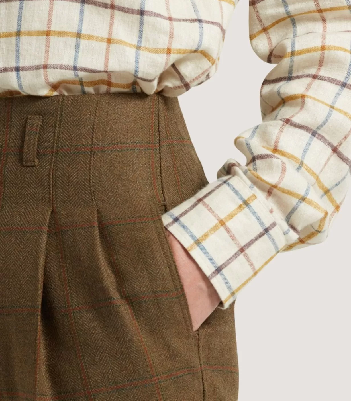 Breeks & Trousers*Purdey Women'S Technical Tweed Two Pleat Sporting Trouser In Lomond
